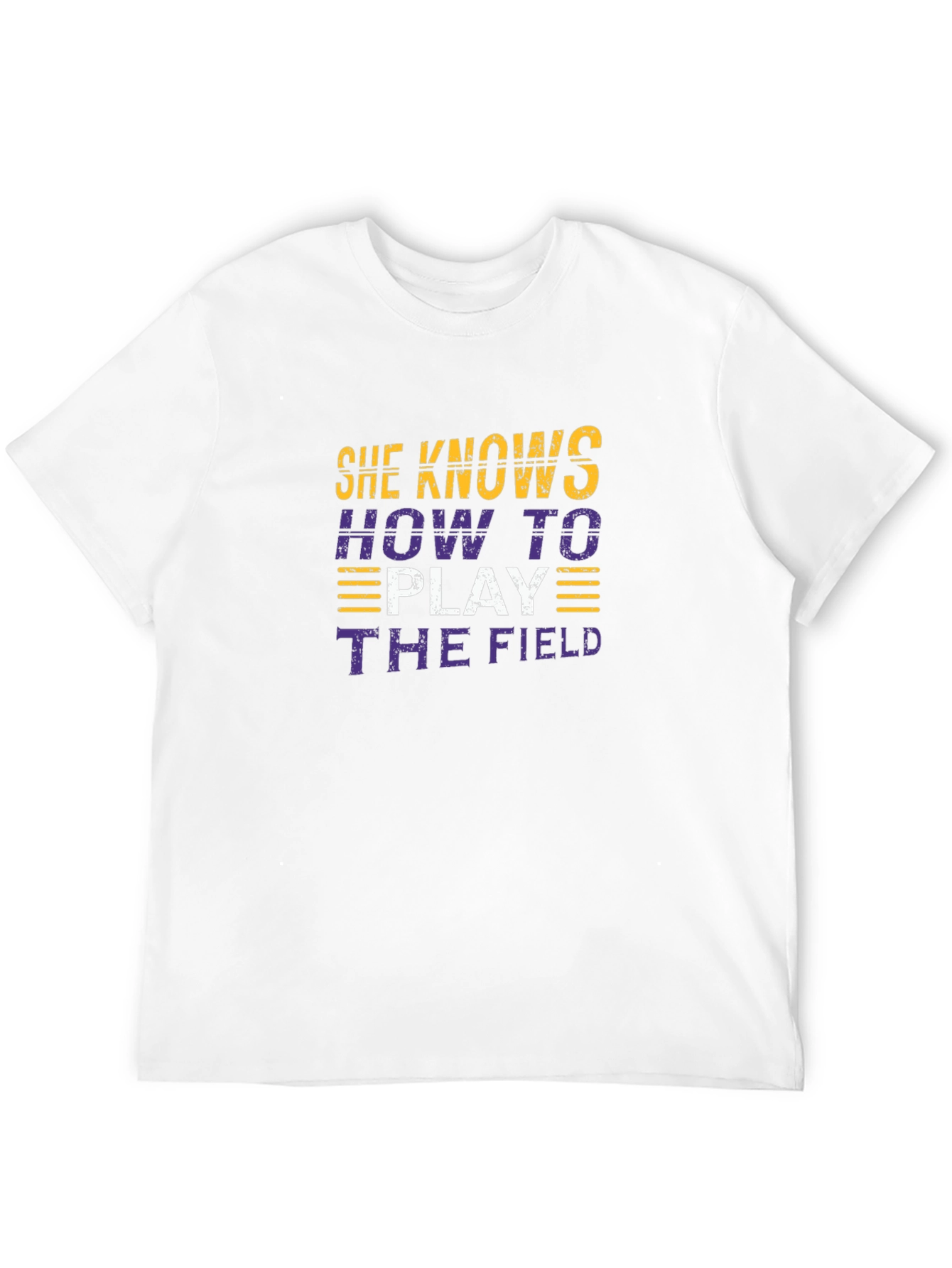 She Knows How To Play The Field Graphic Tee