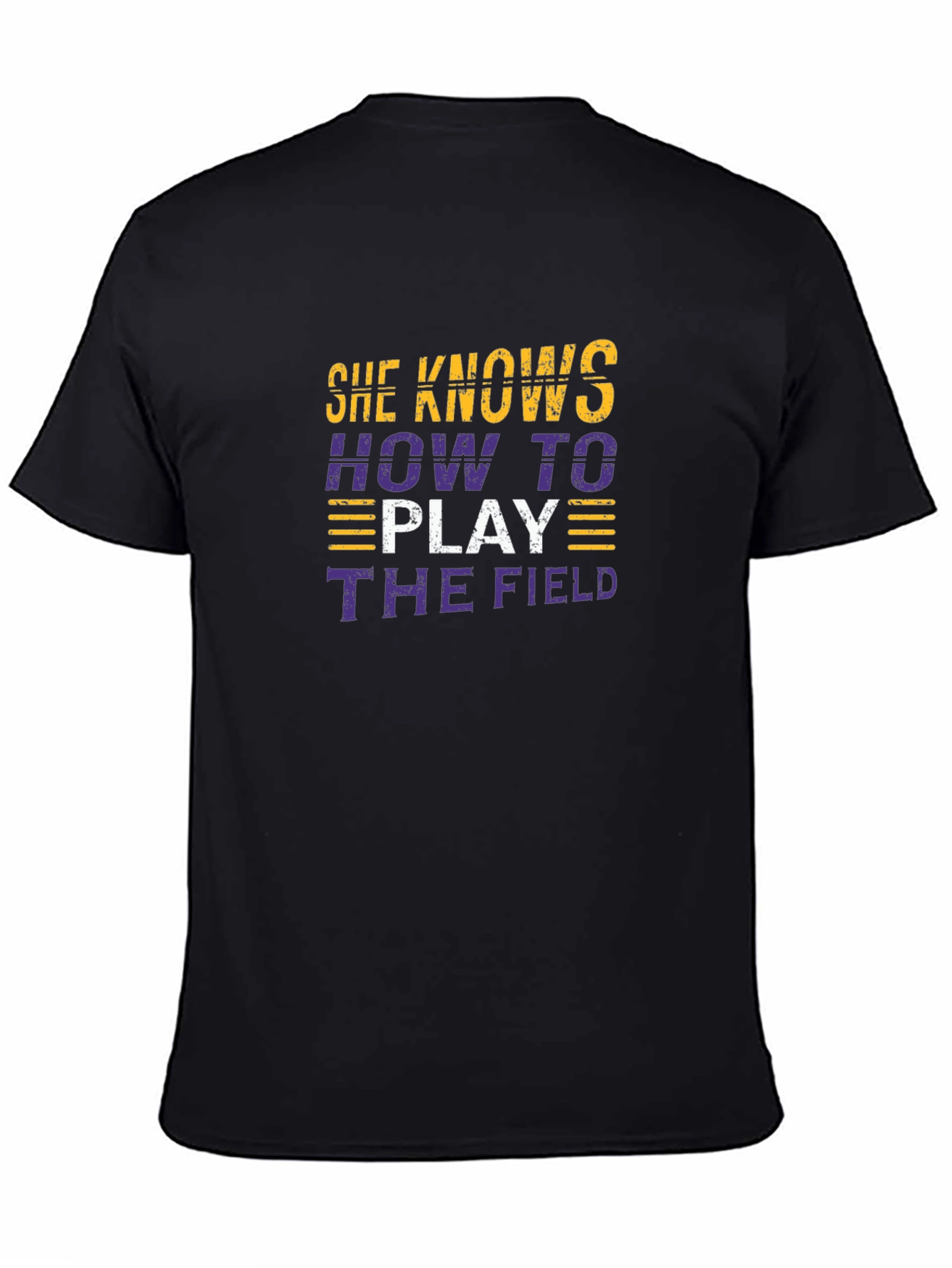 She Knows How To Play The Field Graphic Tee