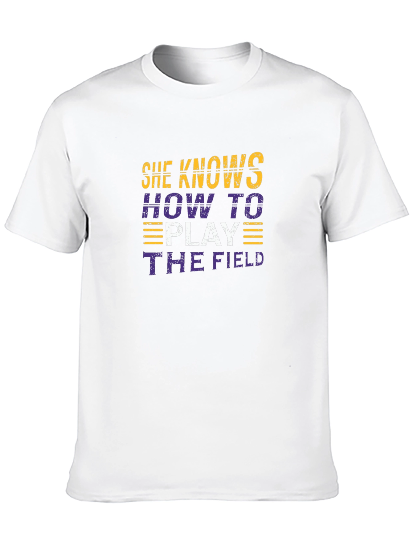 She Knows How To Play The Field Graphic Tee