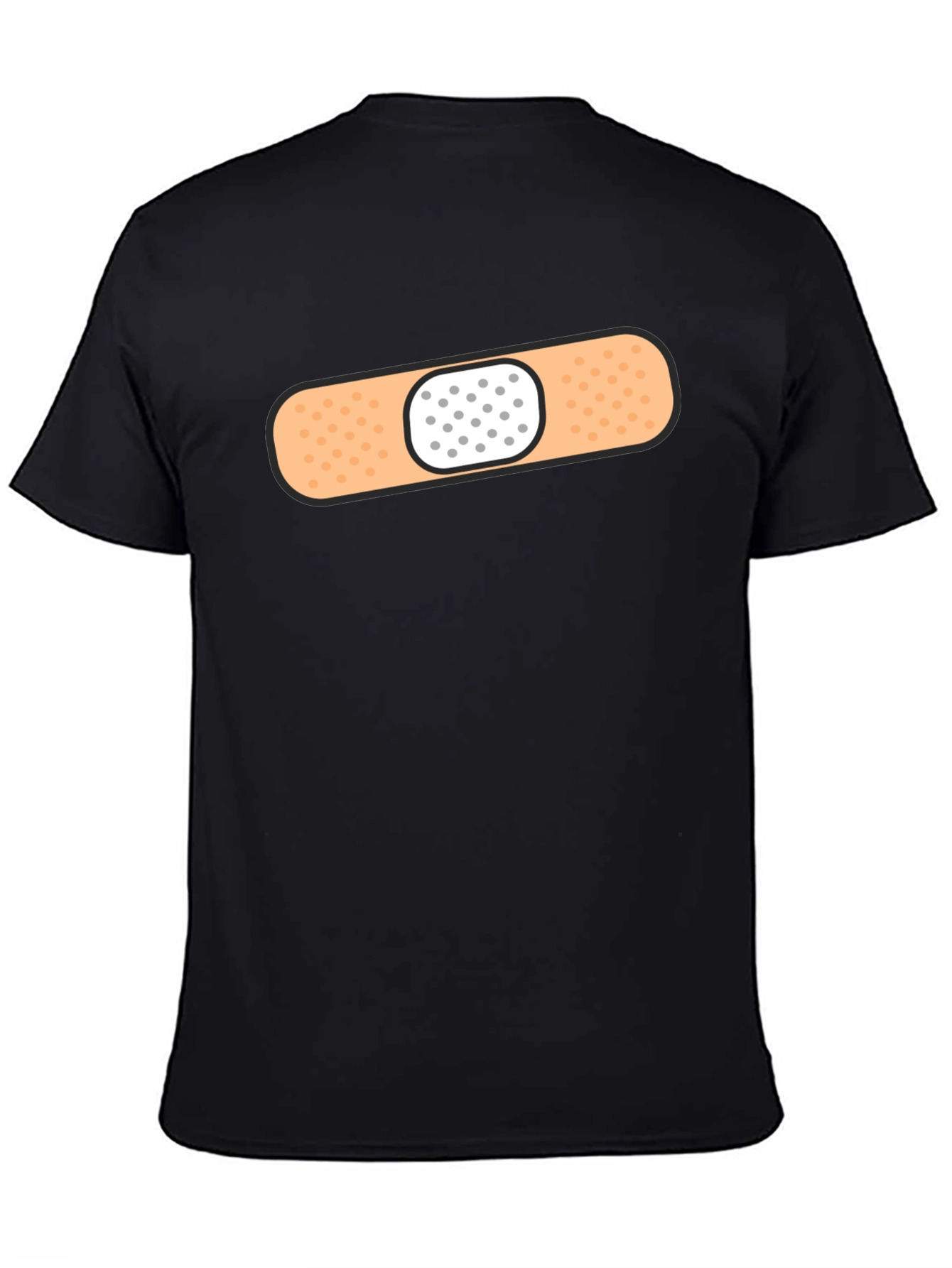 Funny Band-Aid Graphic T-Shirt