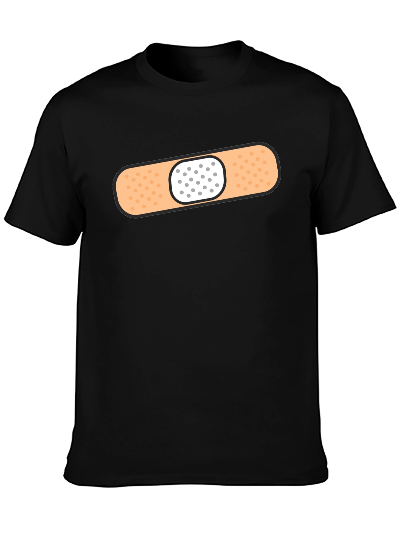 Funny Band-Aid Graphic T-Shirt