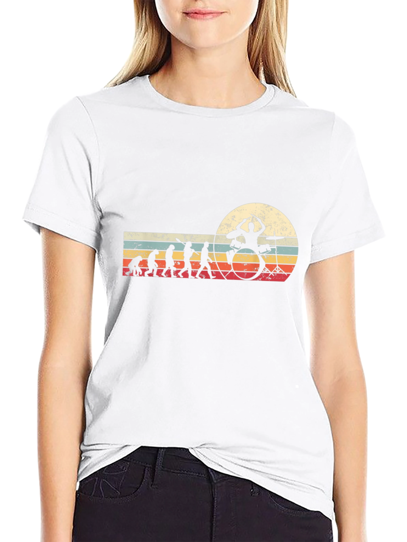 Drummer Evolution Black T-Shirt