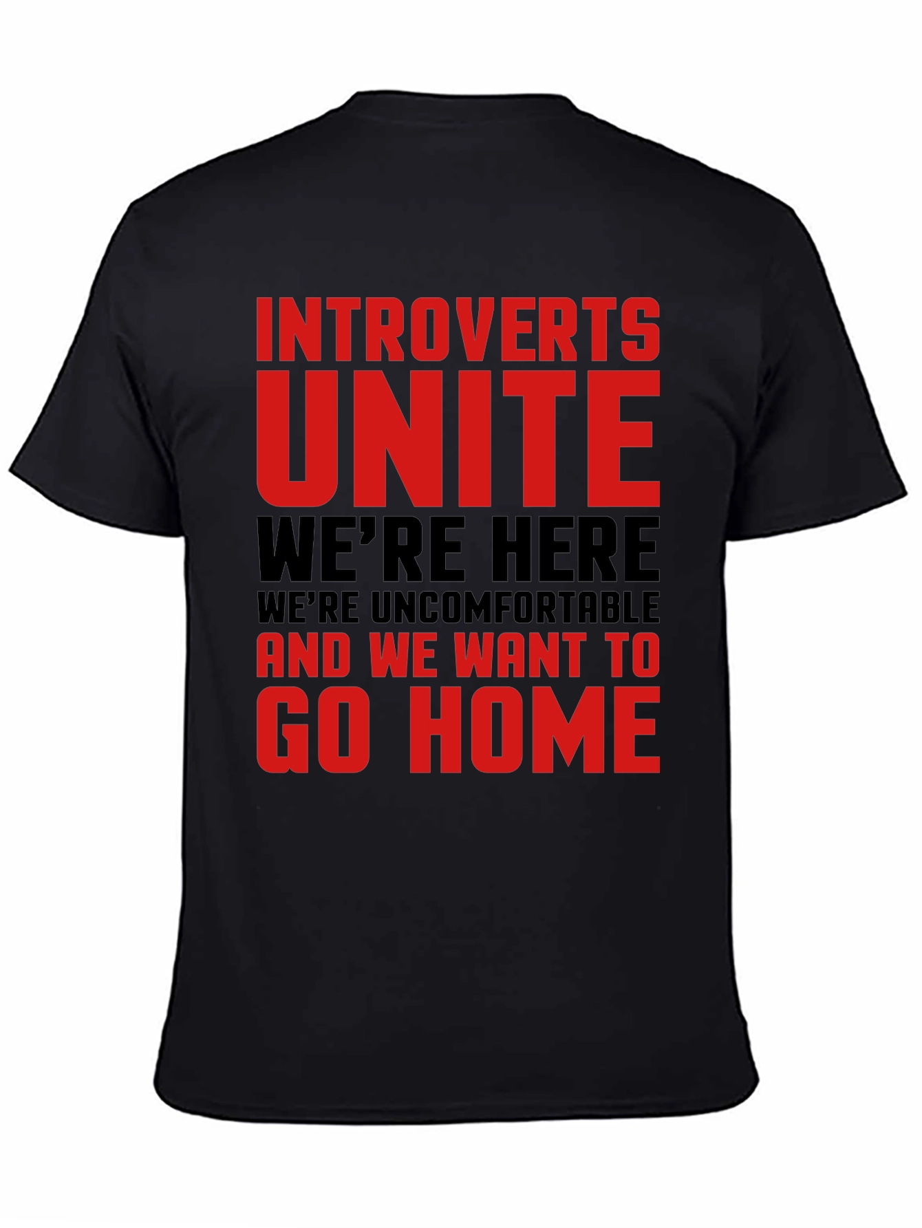 Introverts Unite Funny Graphic Tee