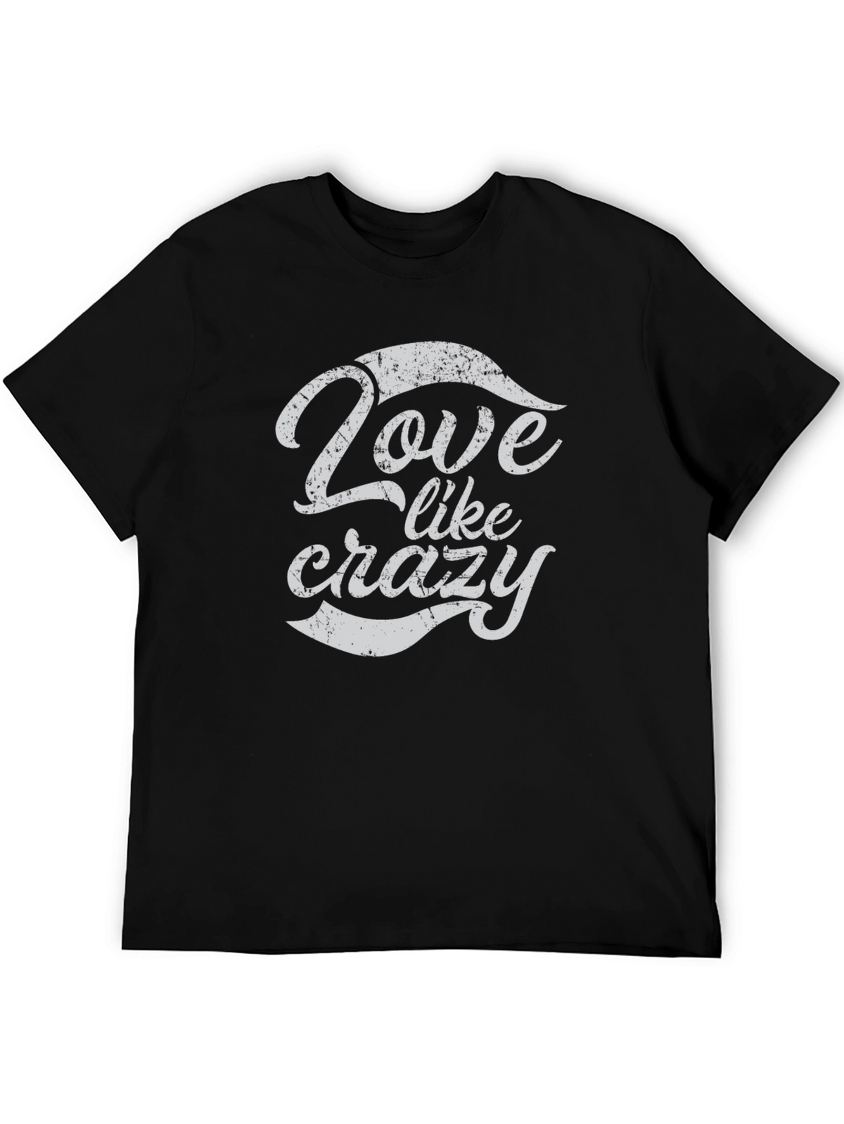 Love Like Crazy Black Graphic Tee