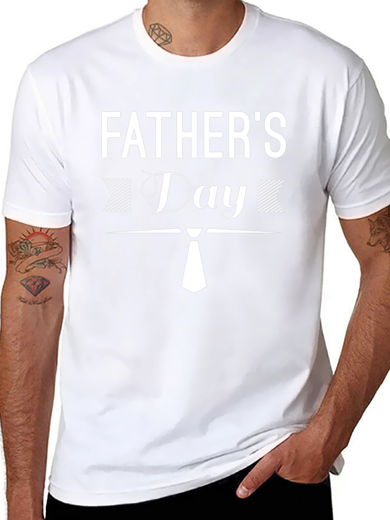 Fathers Day Graphic Tee - Stylish Black Shirt