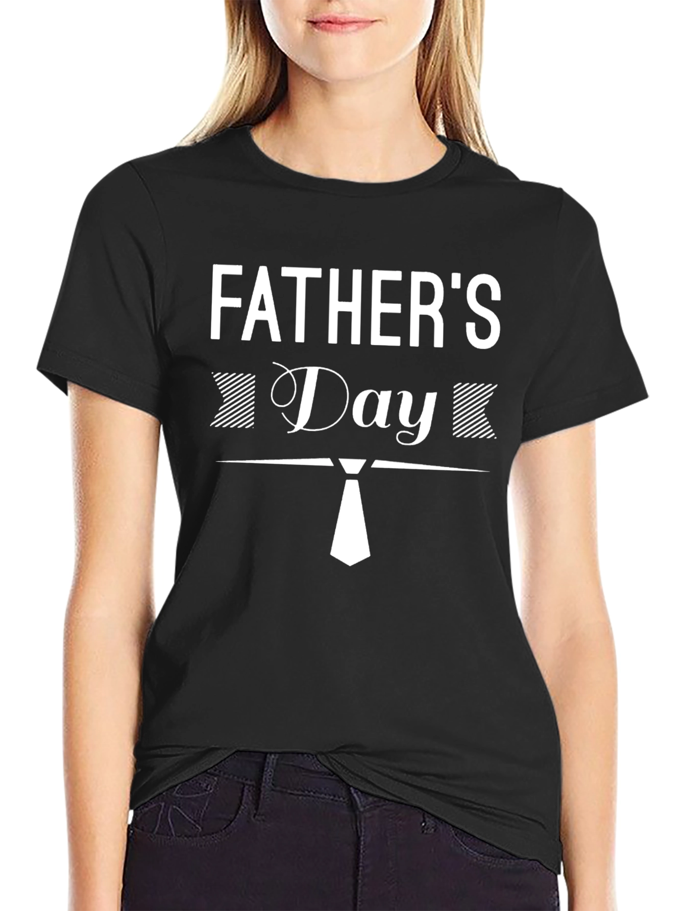 Fathers Day Graphic Tee - Stylish Black Shirt