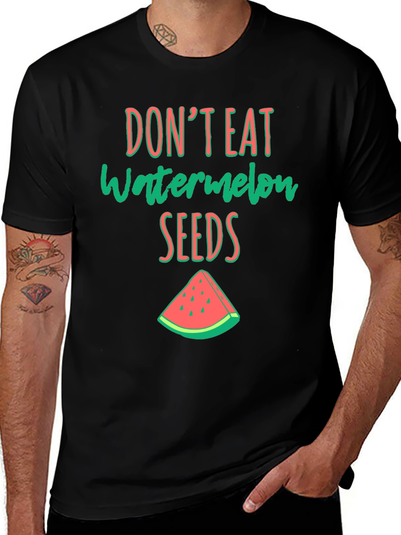 Dont Eat Watermelon Seeds Graphic Tee