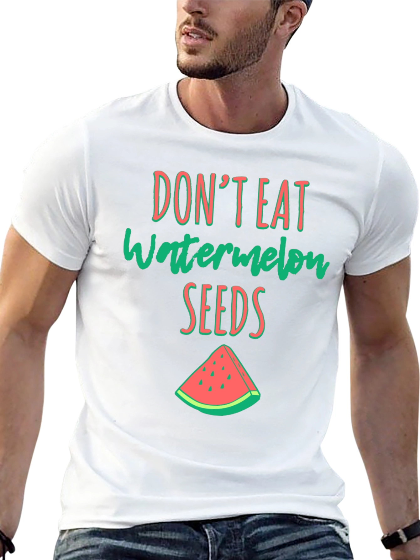 Dont Eat Watermelon Seeds Graphic Tee