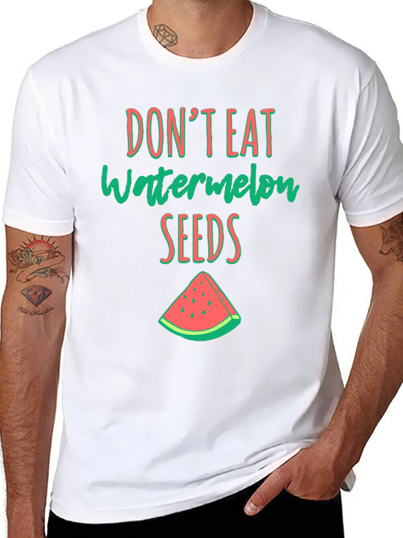 Dont Eat Watermelon Seeds Graphic Tee