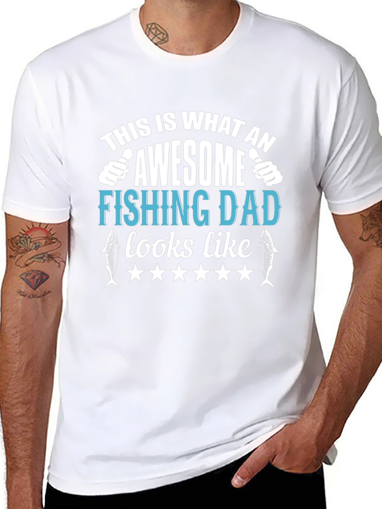 Awesome Fishing Dad T-Shirt