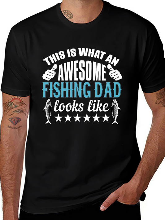 Awesome Fishing Dad T-Shirt