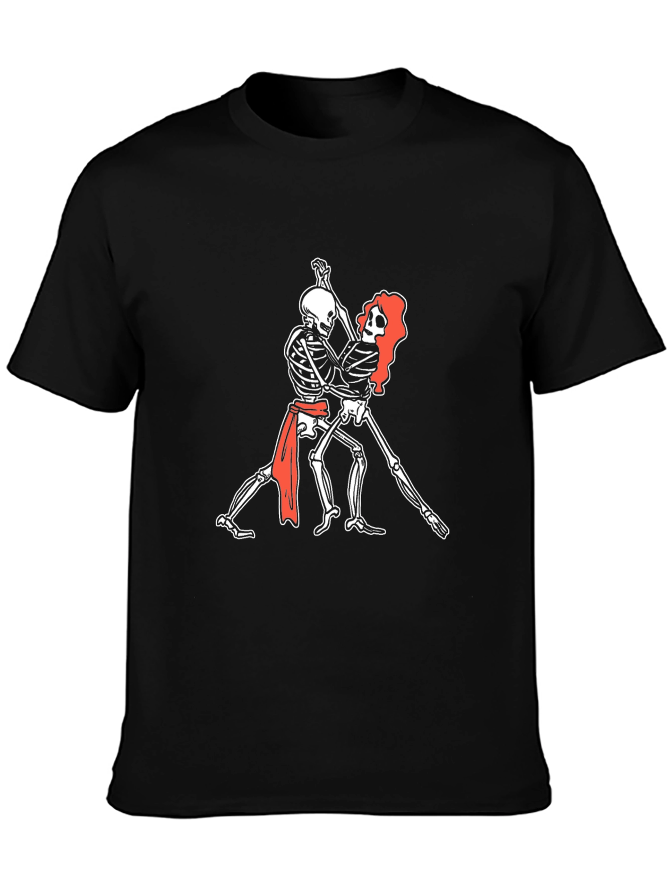 Skeleton Tango T-Shirt - Dance Til You Drop