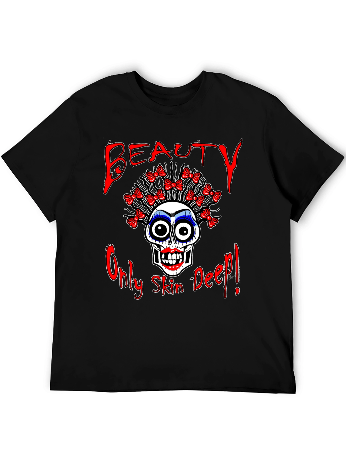 Beauty Skull Graphic Tee