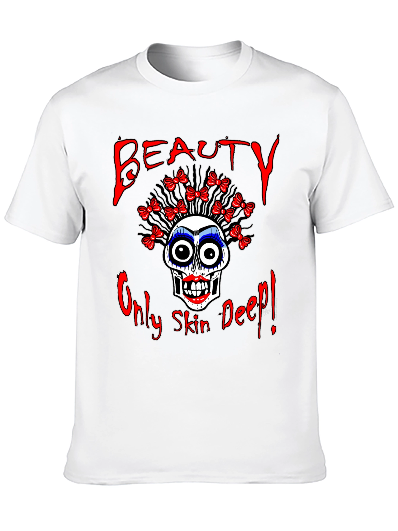 Beauty Skull Graphic Tee