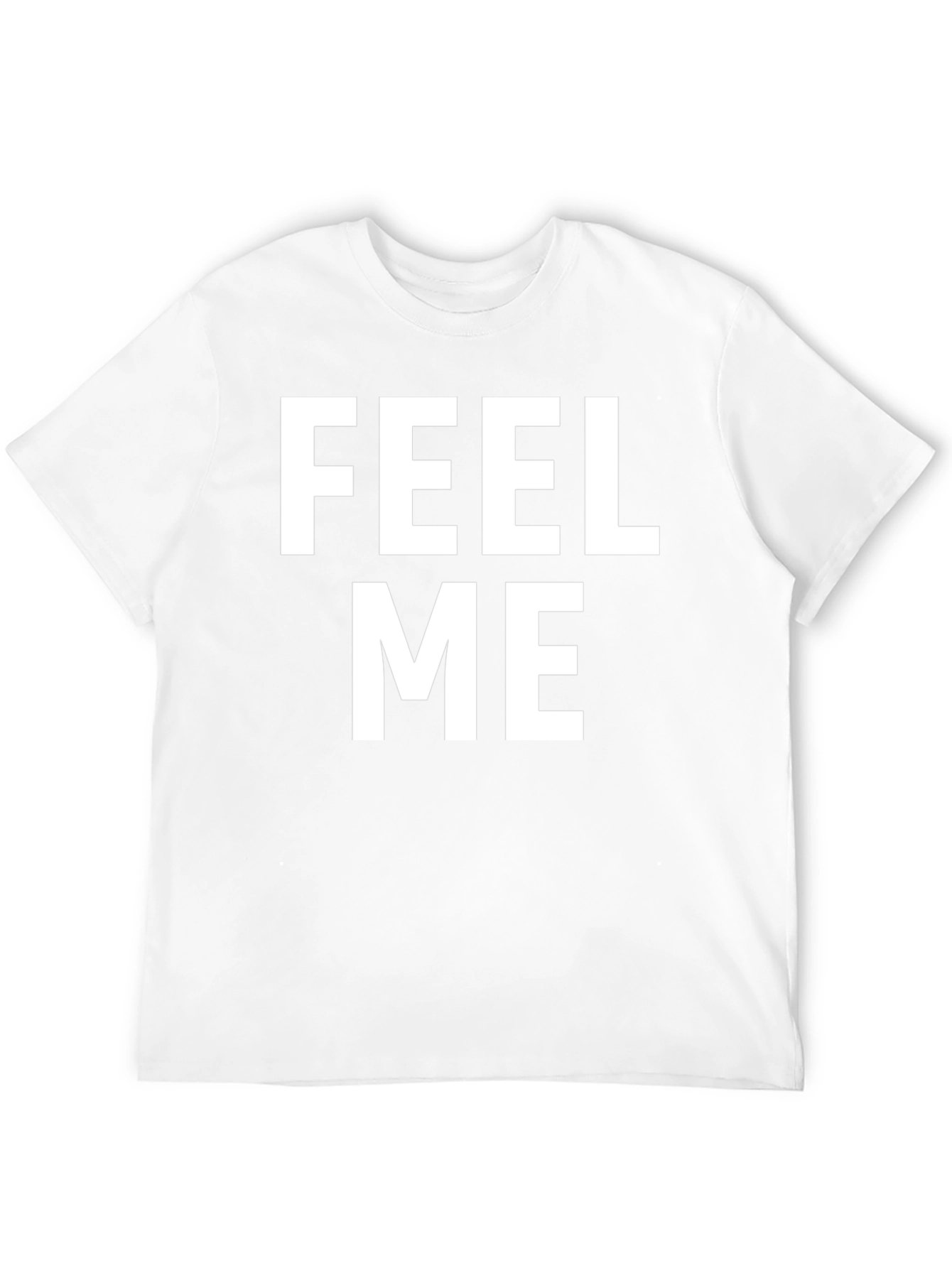 Feel Me Black Graphic Tee