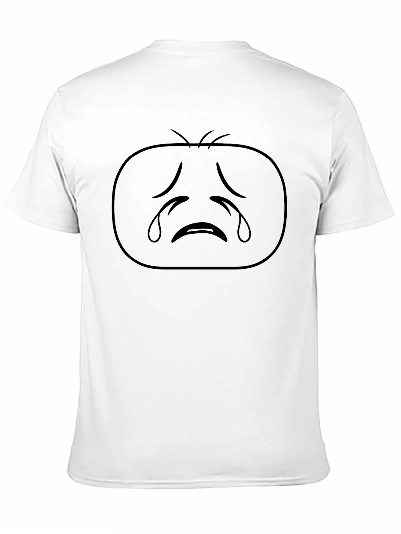 Sad Tomato Graphic Tee - Soft Cotton Blend Unisex