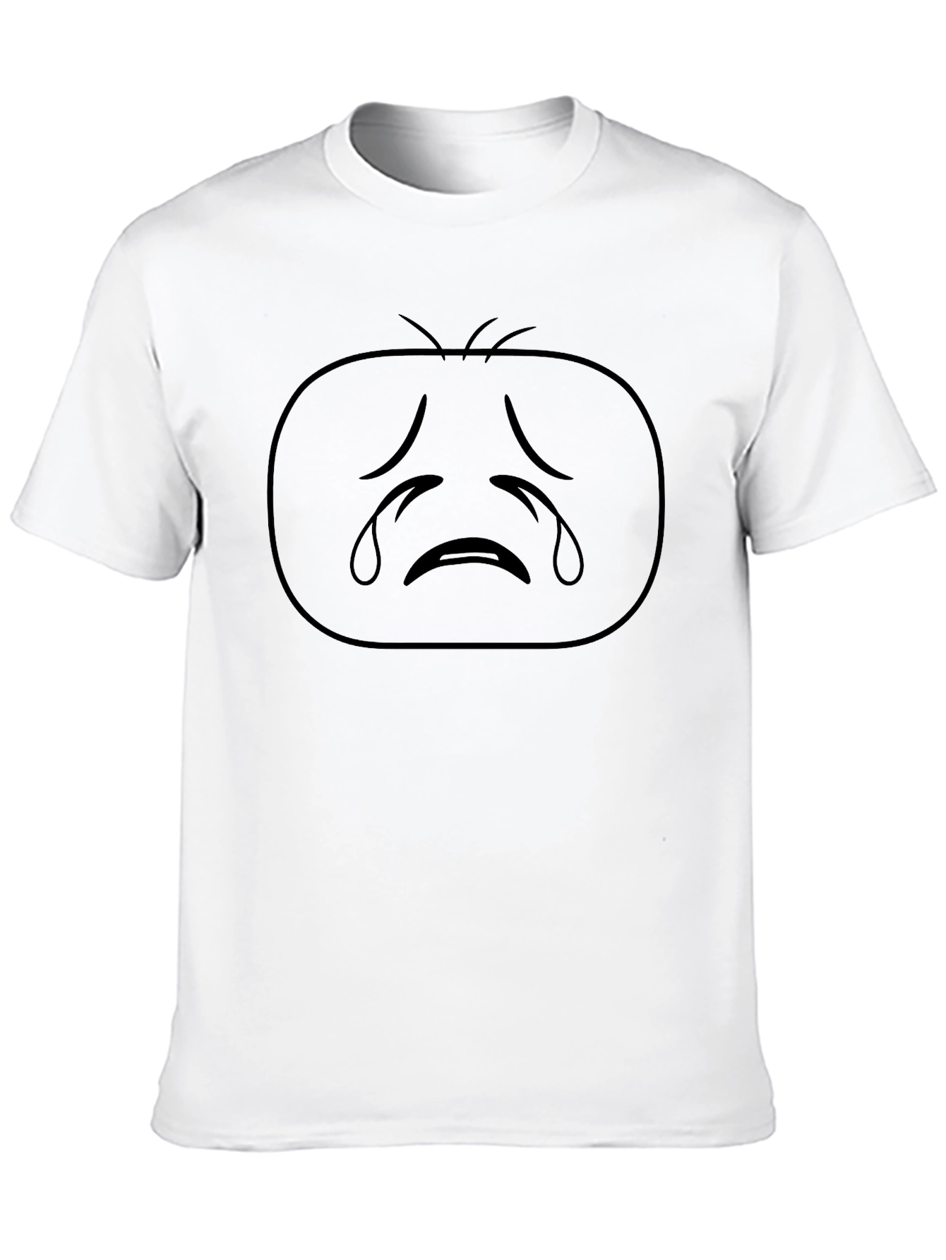 Sad Tomato Graphic Tee - Soft Cotton Blend Unisex