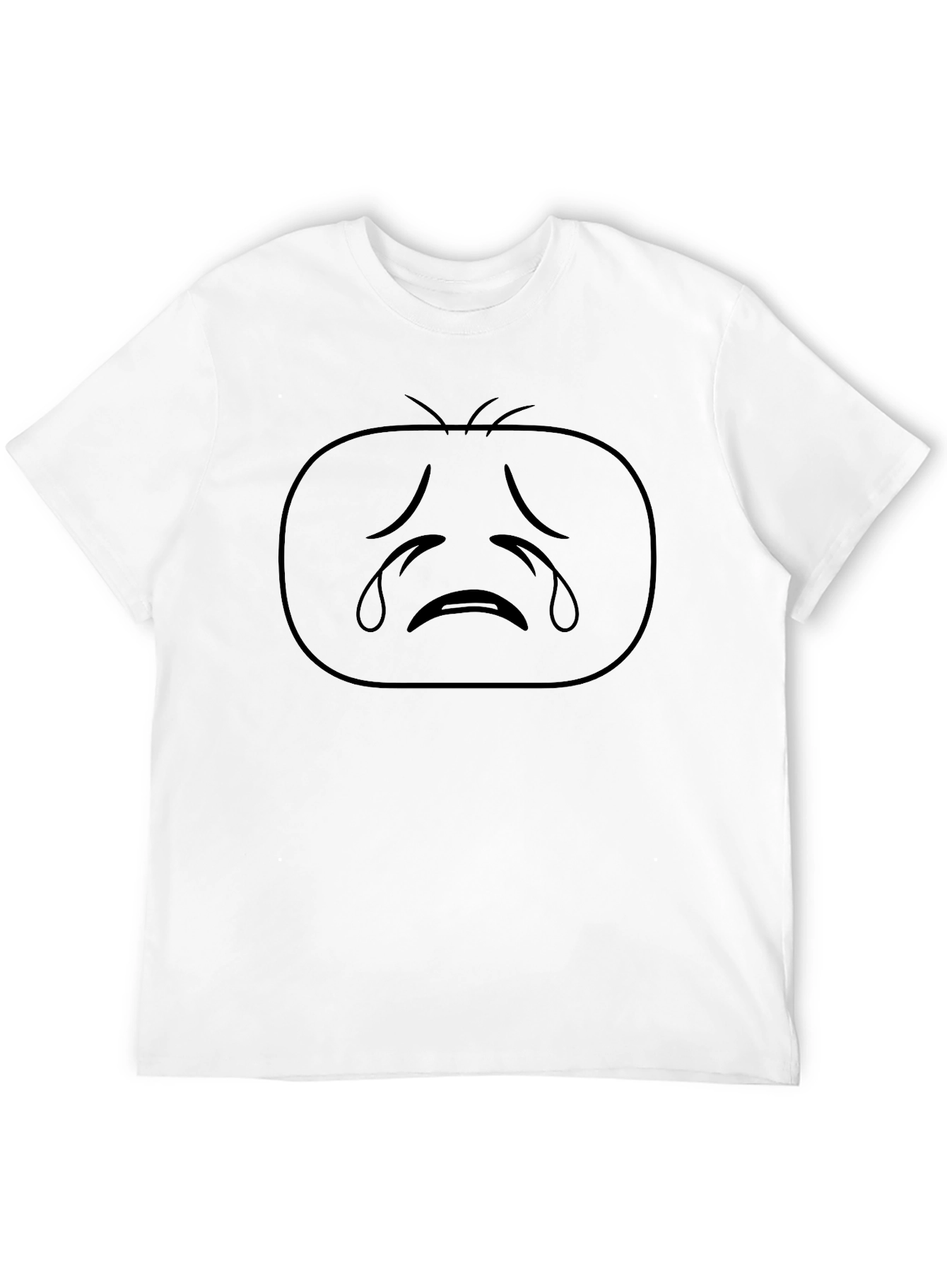 Sad Tomato Graphic Tee - Soft Cotton Blend Unisex