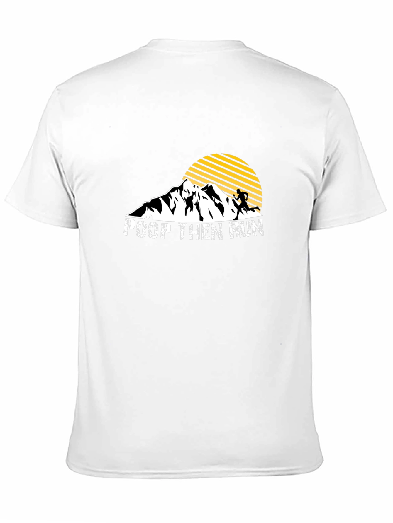 Poop Then Run Graphic T-Shirt