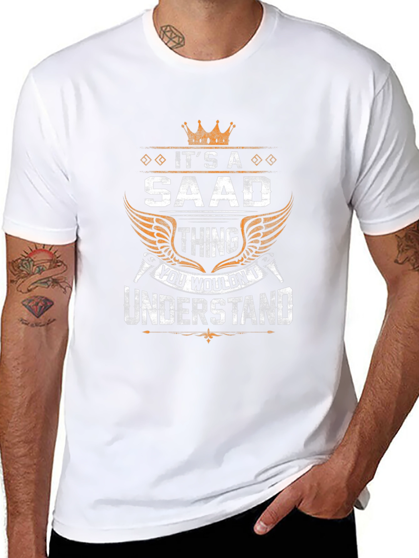 Its a SAAD Thing T-Shirt - Unique Name Tee