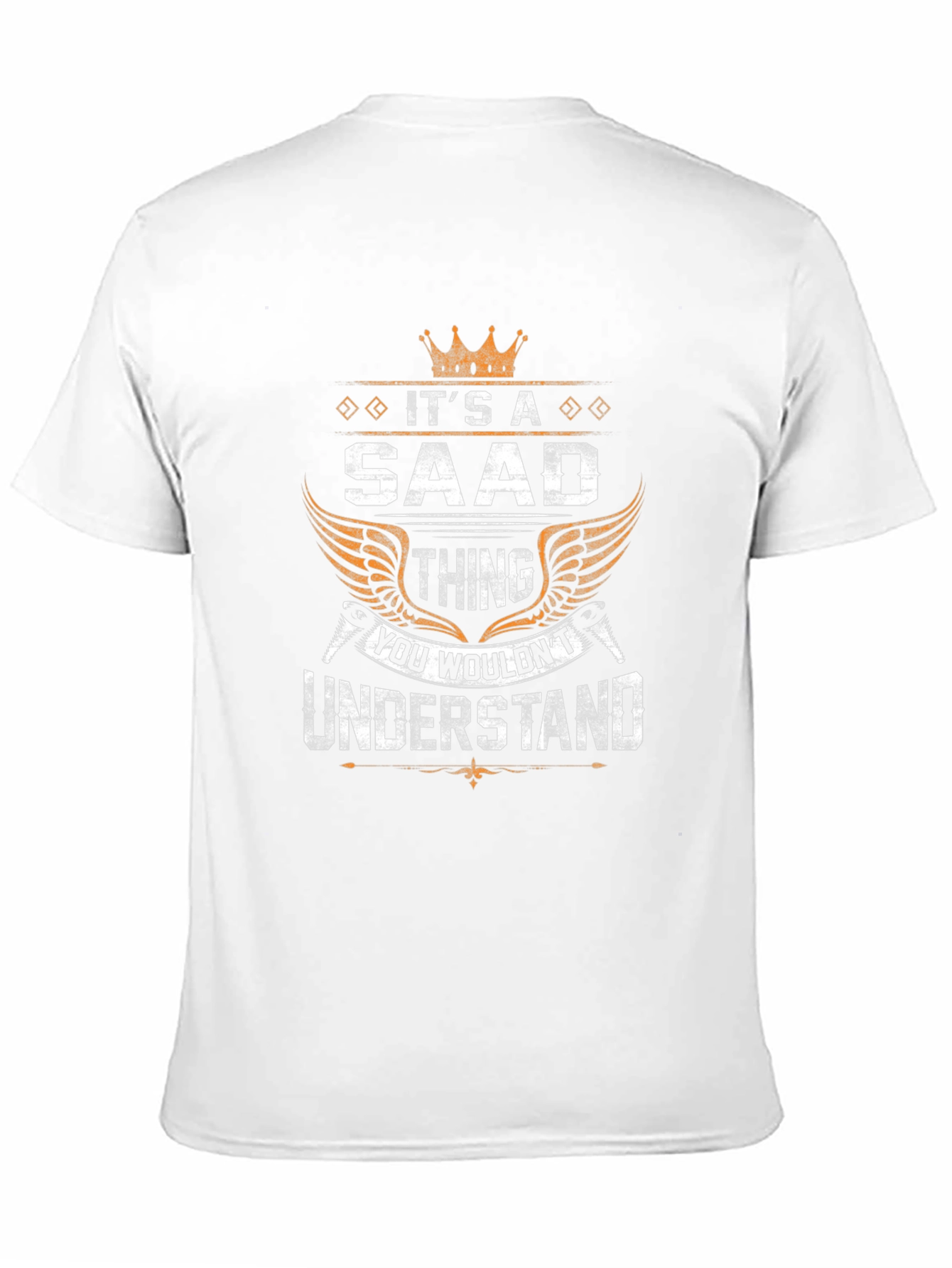 Its a SAAD Thing T-Shirt - Unique Name Tee