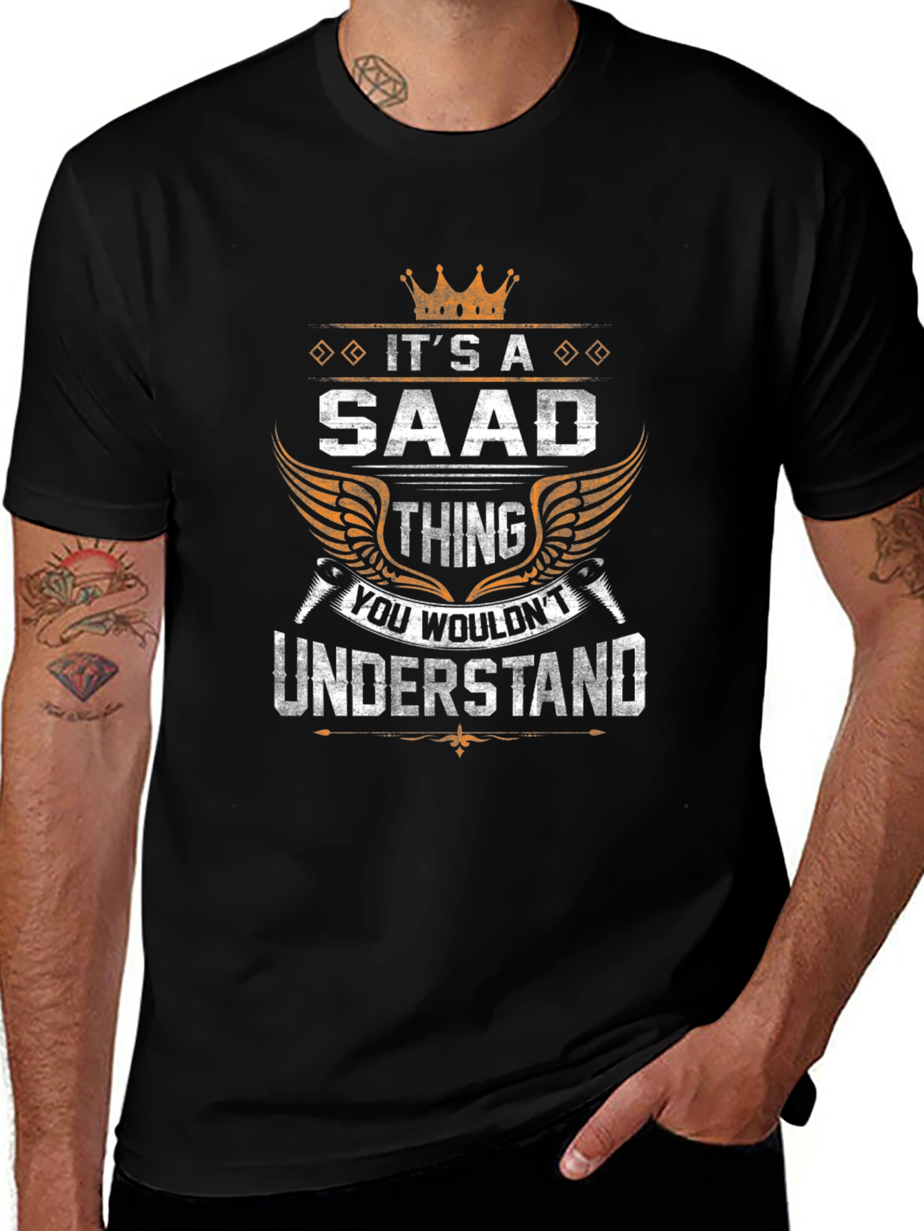Its a SAAD Thing T-Shirt - Unique Name Tee