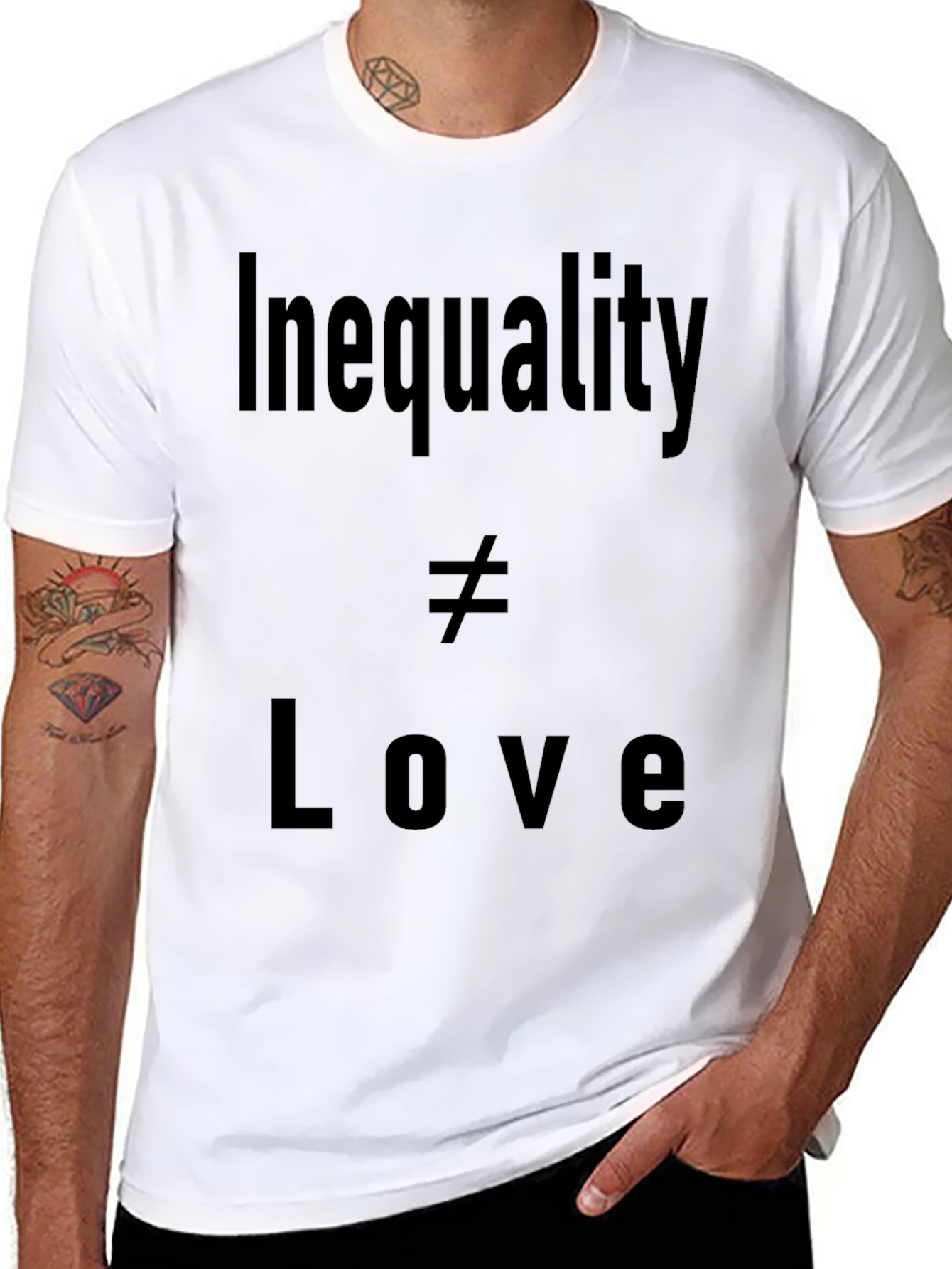 Inequality Not Love Graphic T-Shirt