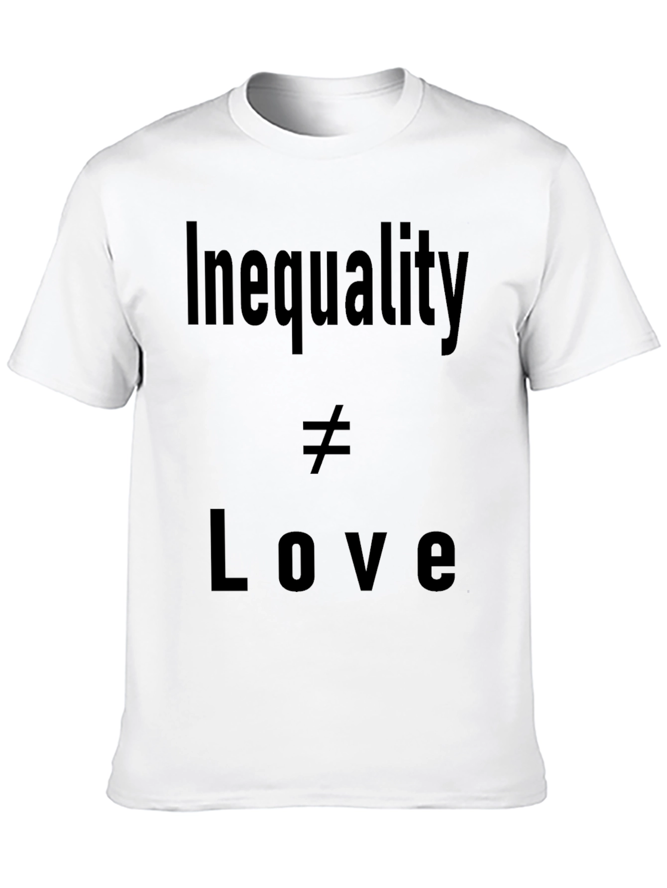 Inequality Not Love Graphic T-Shirt