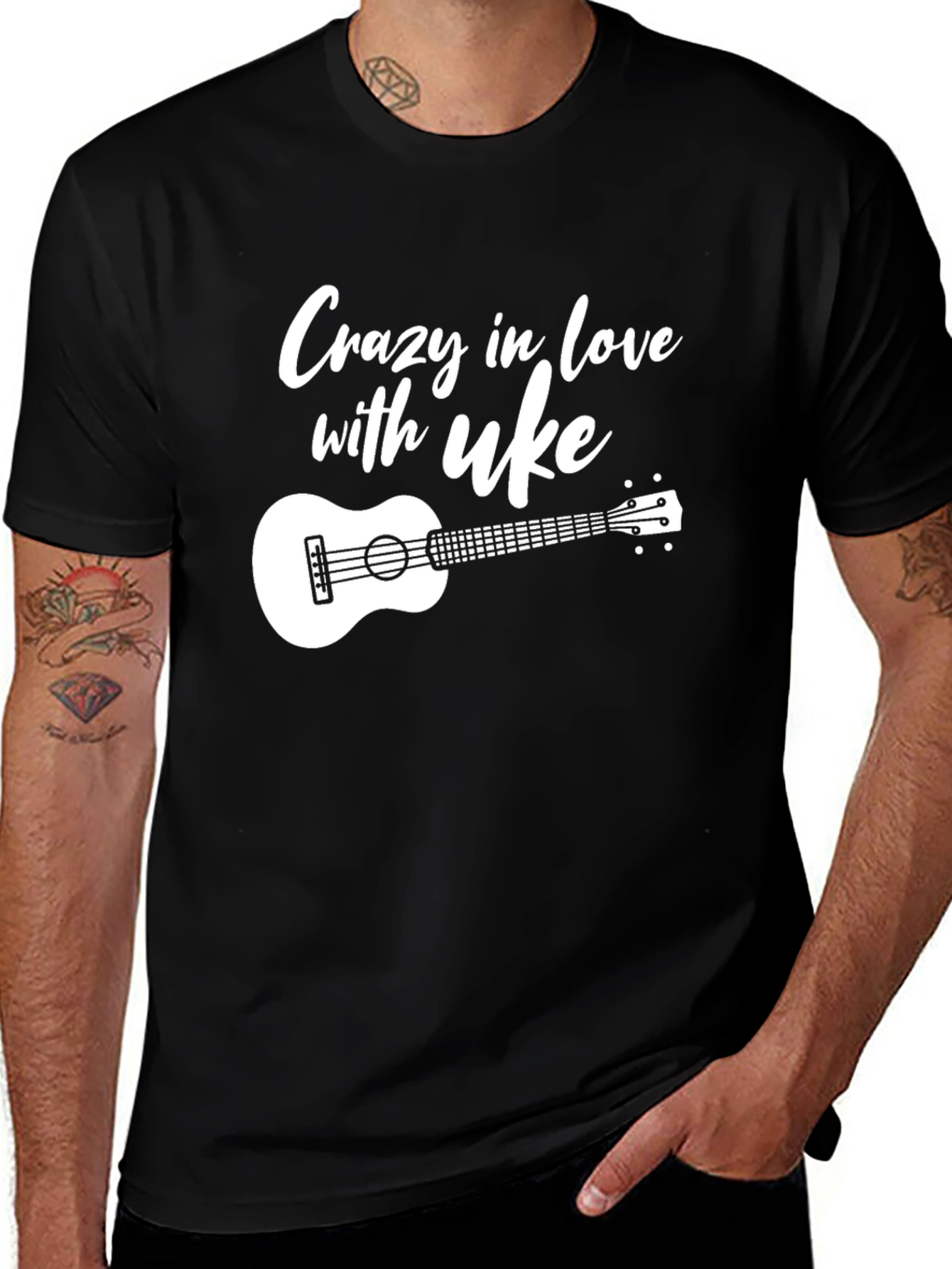 Crazy in Love With Uke Graphic Tee