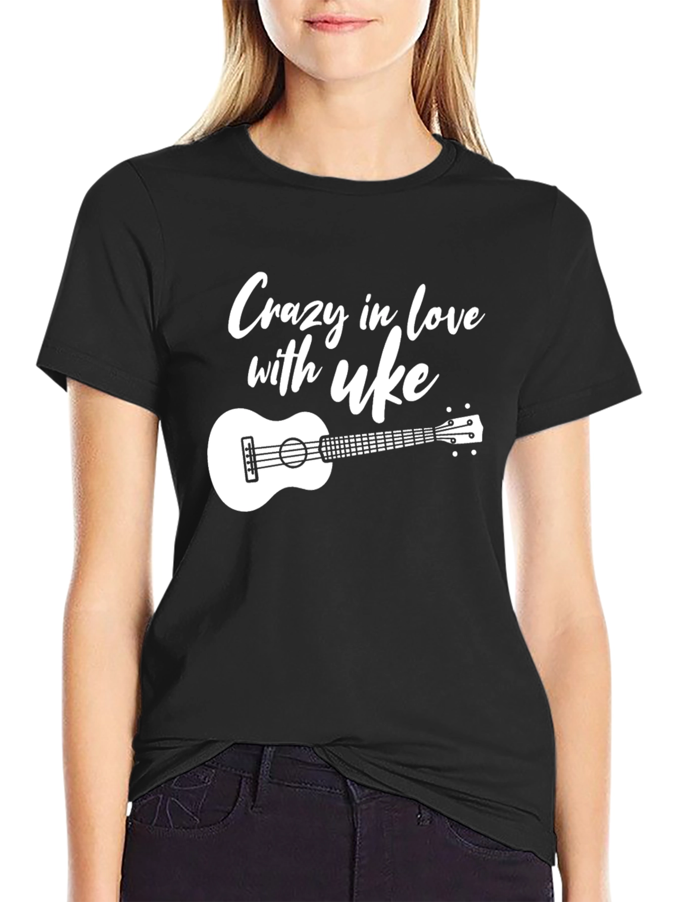 Crazy in Love With Uke Graphic Tee