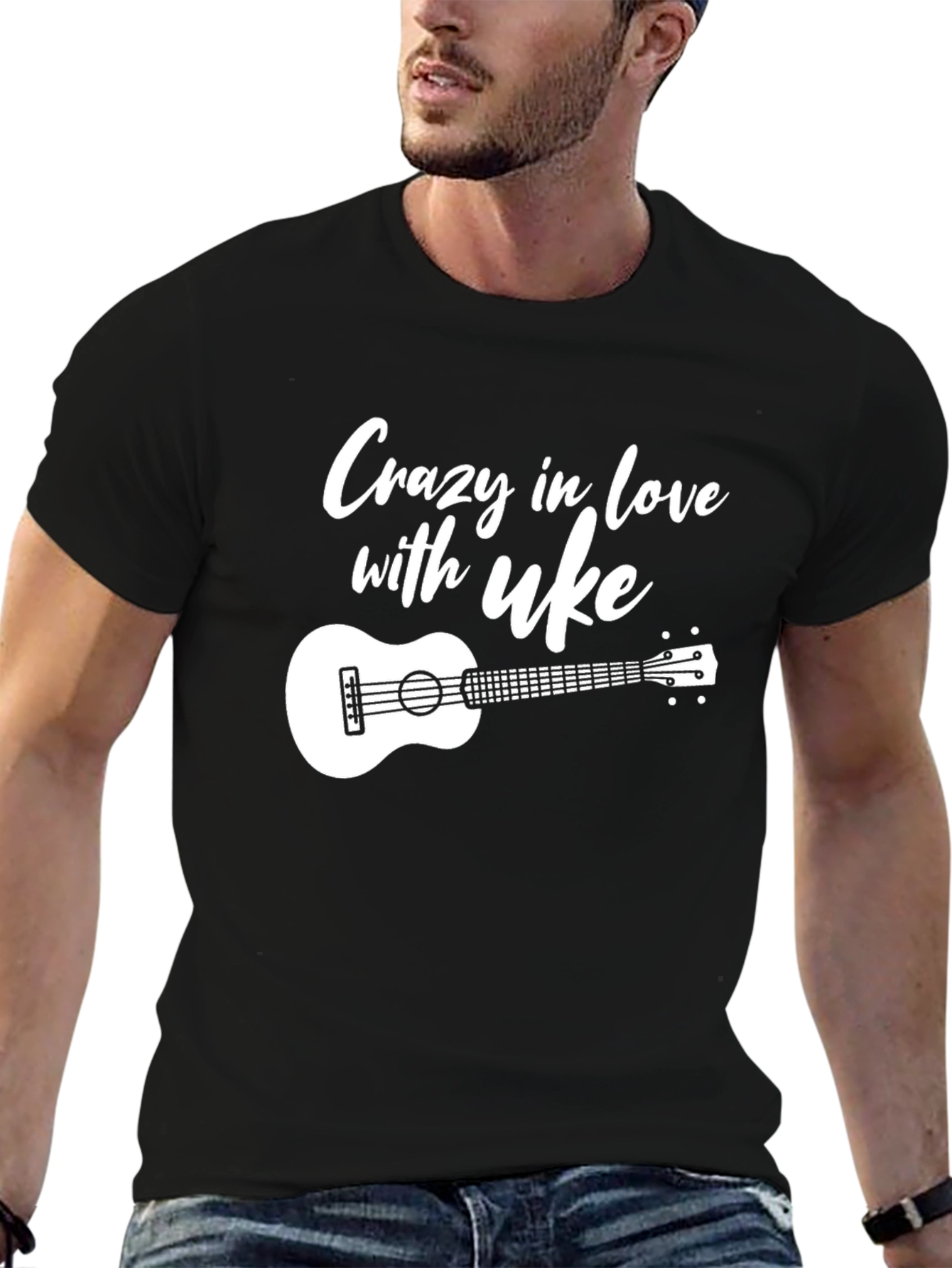 Crazy in Love With Uke Graphic Tee