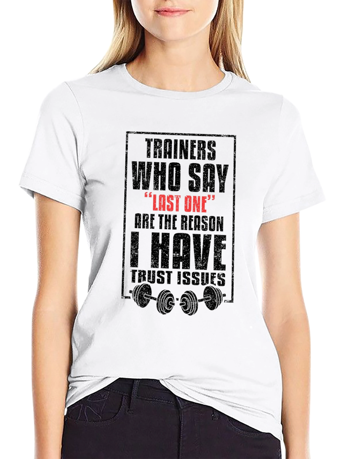 Trainers Last One Black Graphic Tee
