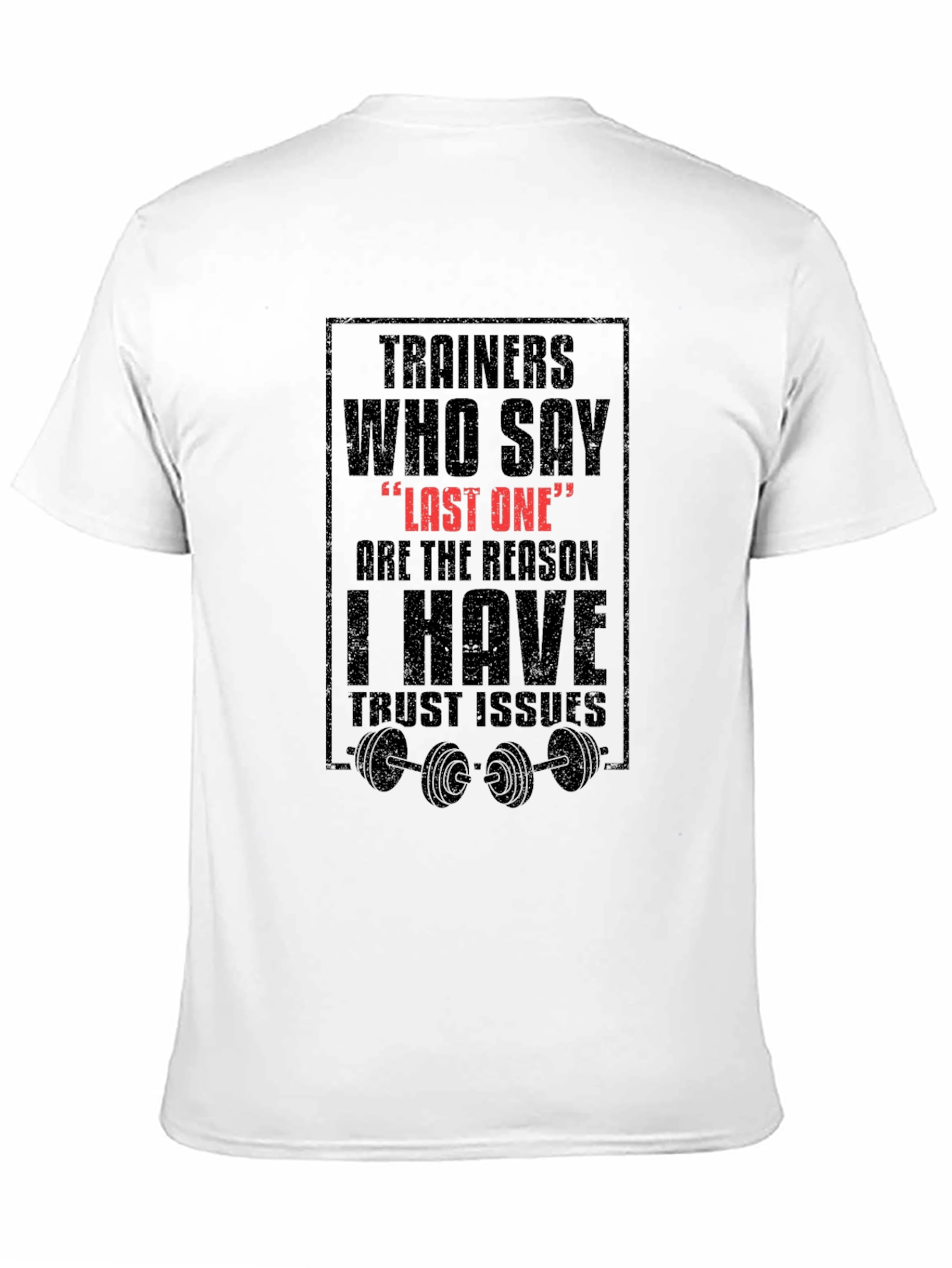 Trainers Last One Black Graphic Tee