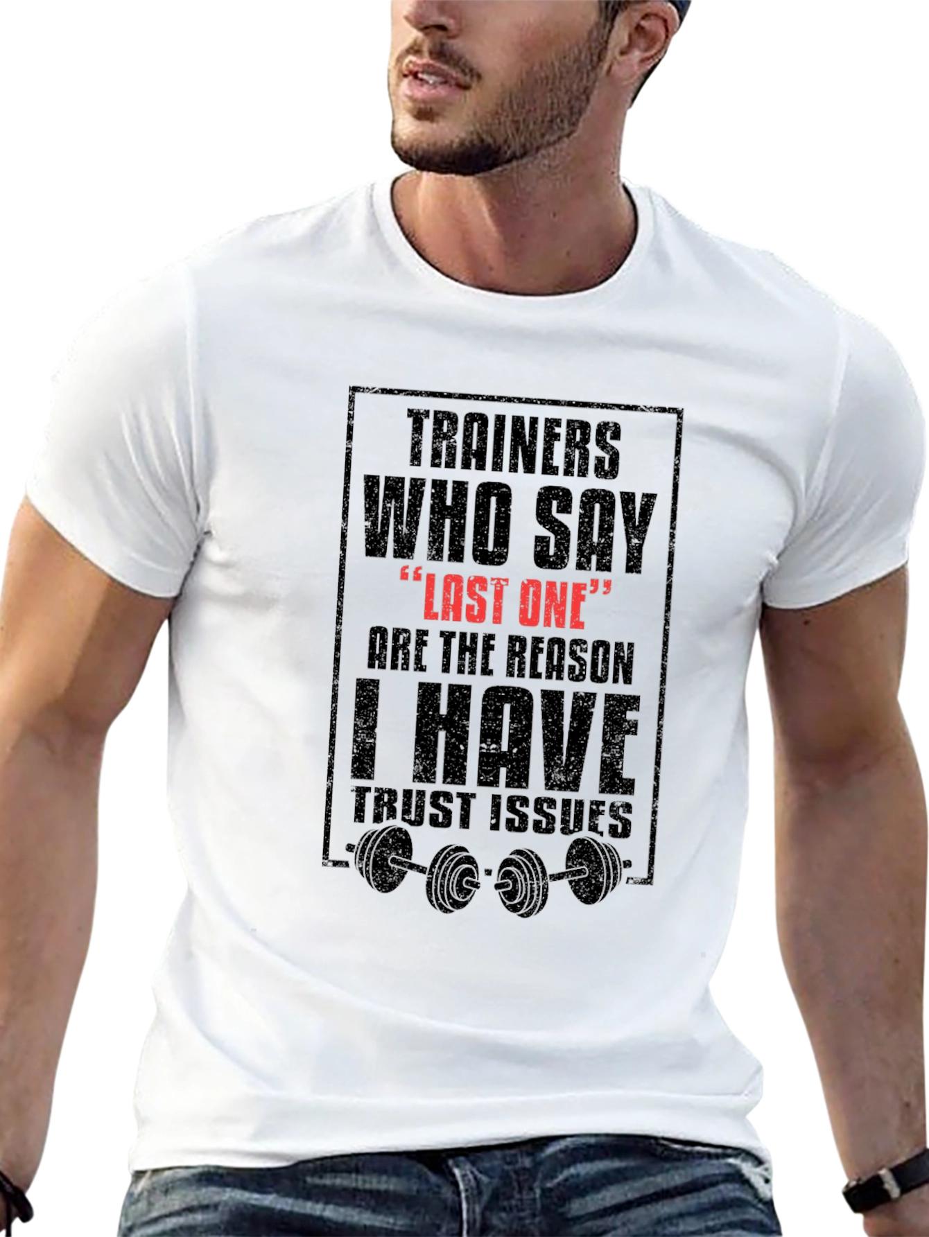 Trainers Last One Black Graphic Tee
