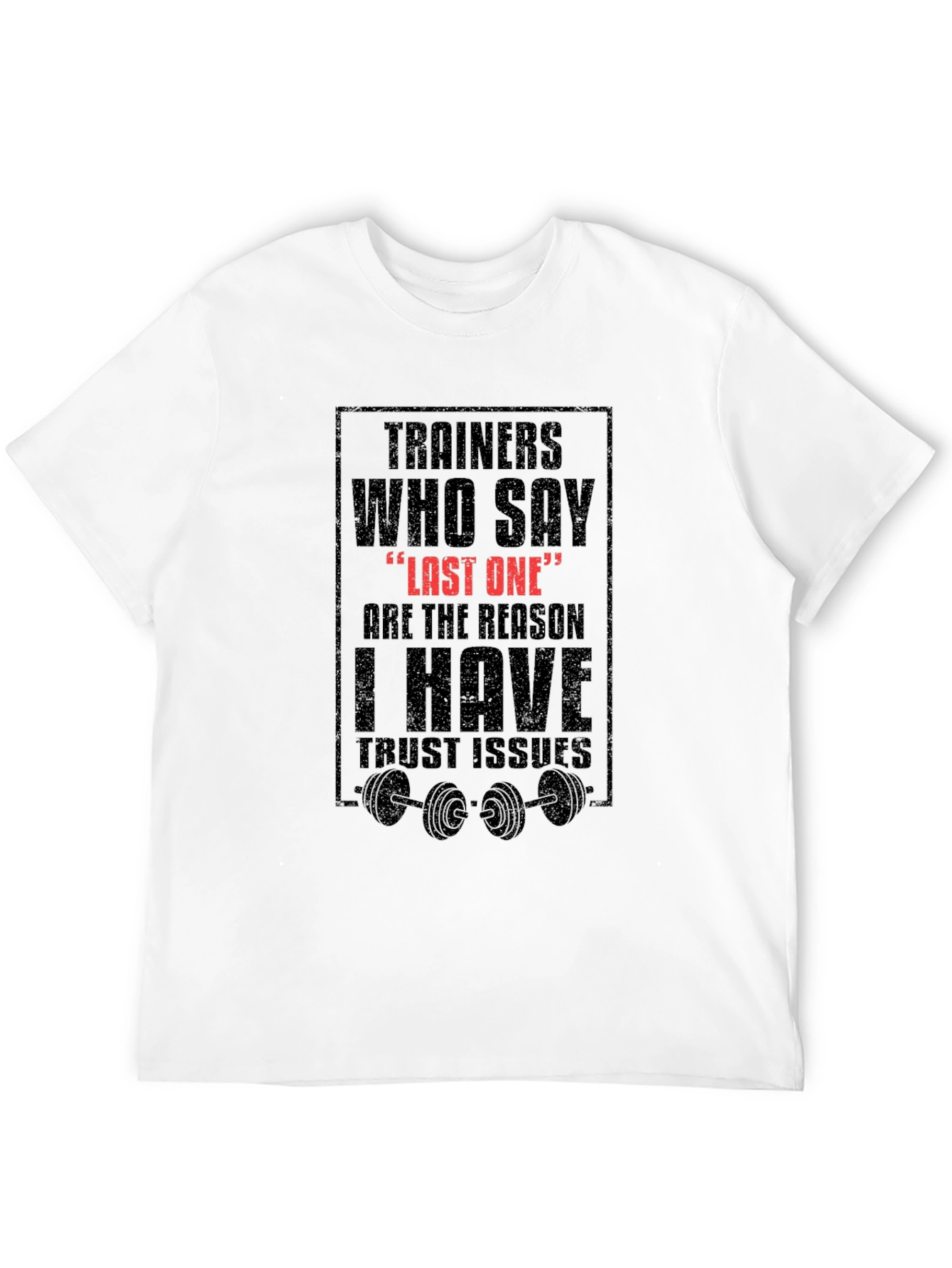 Trainers Last One Black Graphic Tee