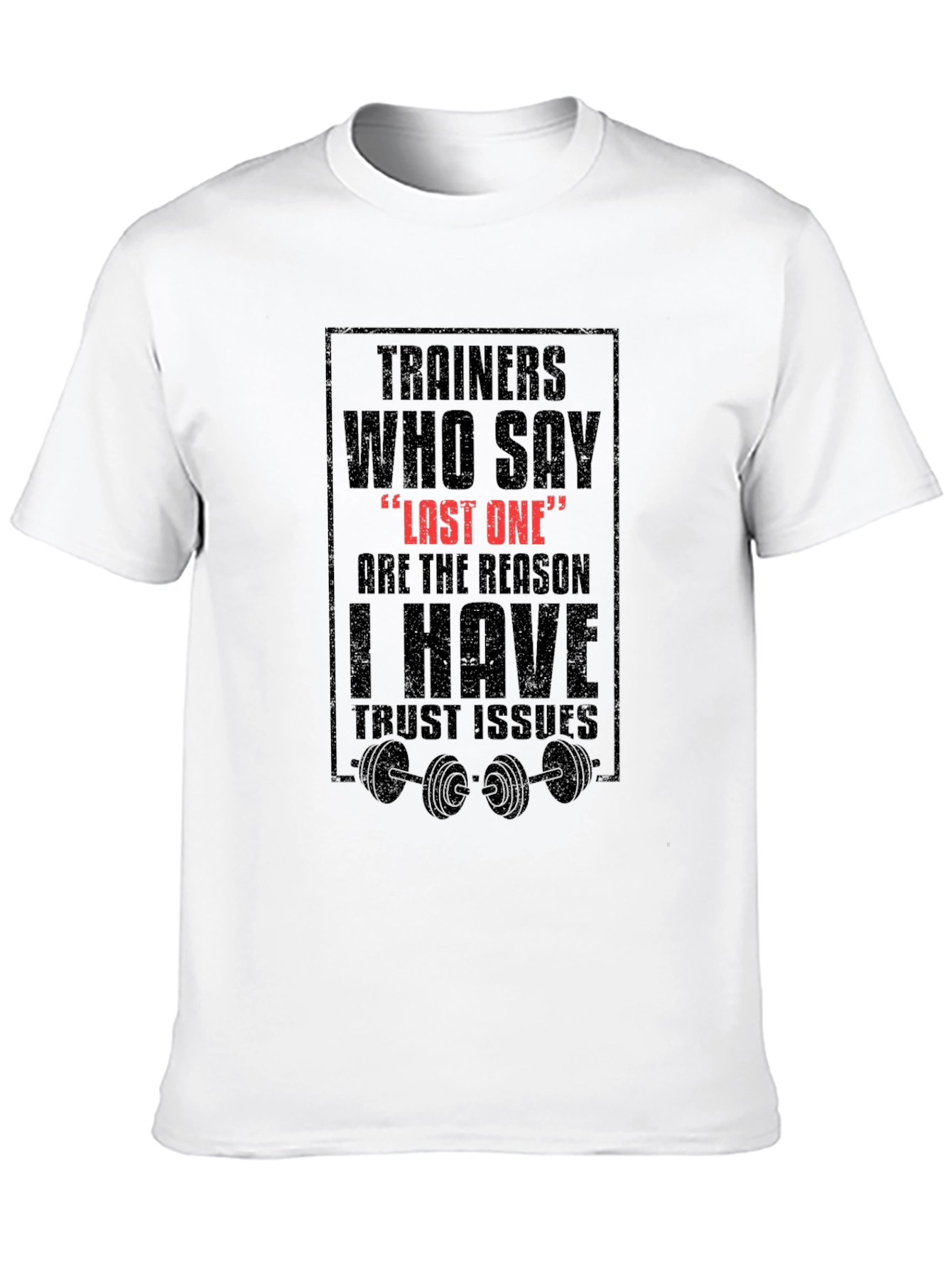 Trainers Last One Black Graphic Tee
