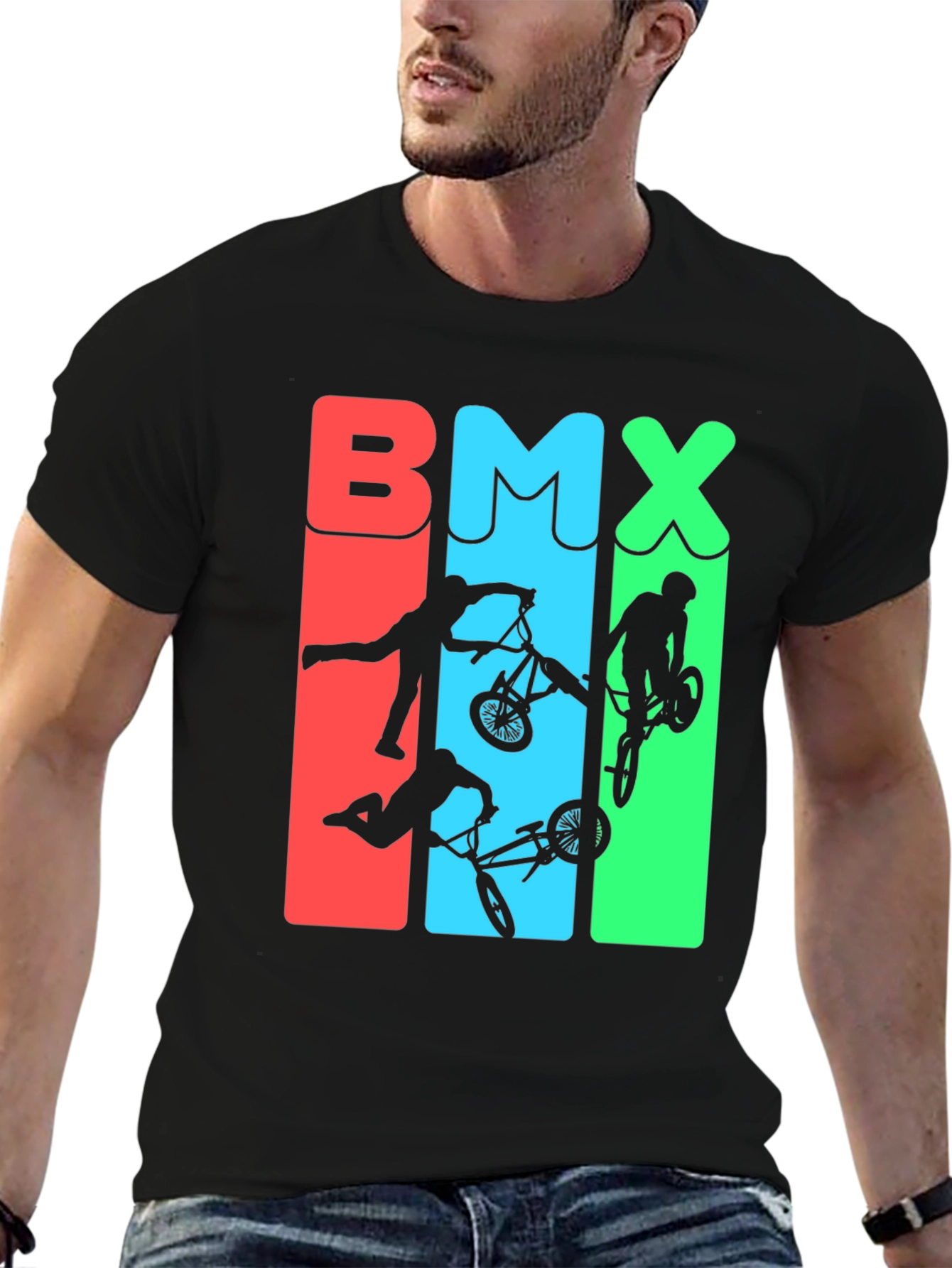 BMX Rider Graphic T-Shirt - Extreme Sports Tee