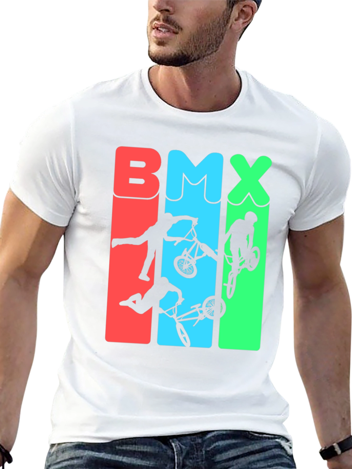 BMX Rider Graphic T-Shirt - Extreme Sports Tee