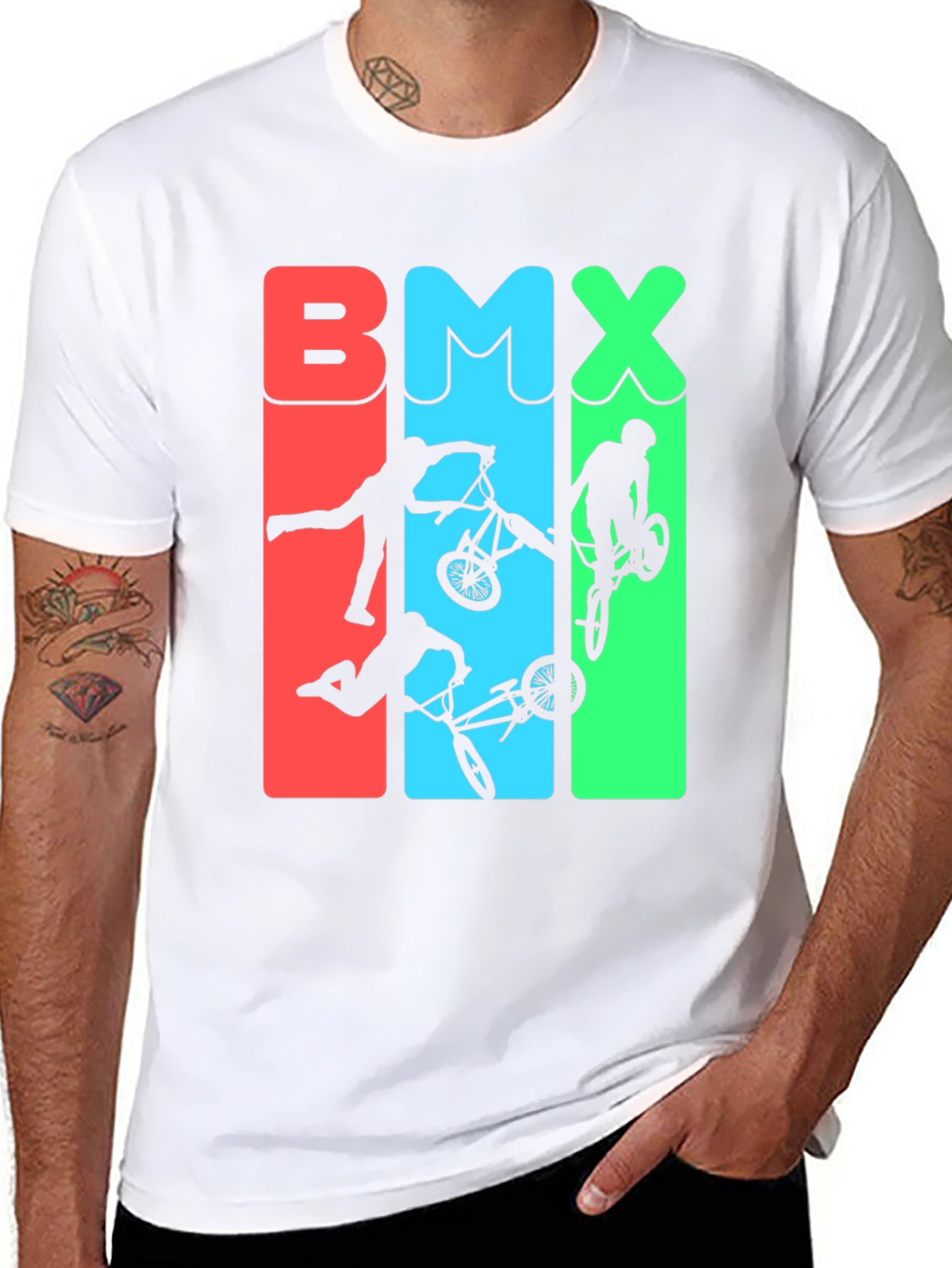 BMX Rider Graphic T-Shirt - Extreme Sports Tee