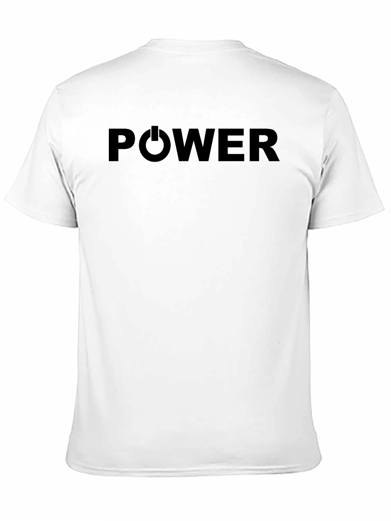 Mens Black POWER Graphic T-Shirt
