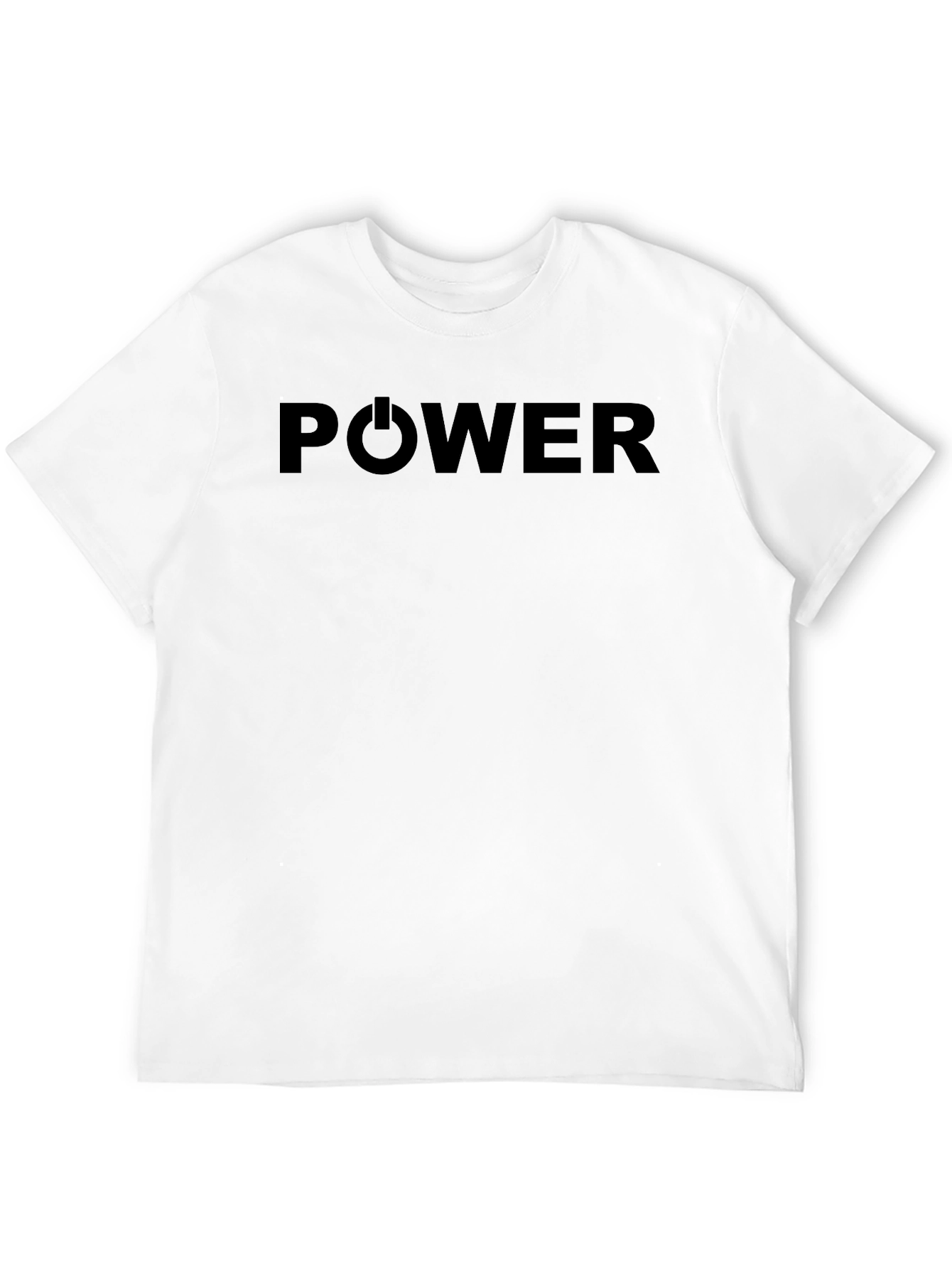 Mens Black POWER Graphic T-Shirt