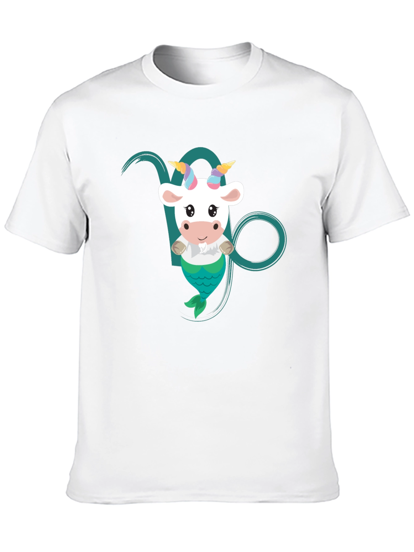 Capricorn Mermaid Goat T-Shirt
