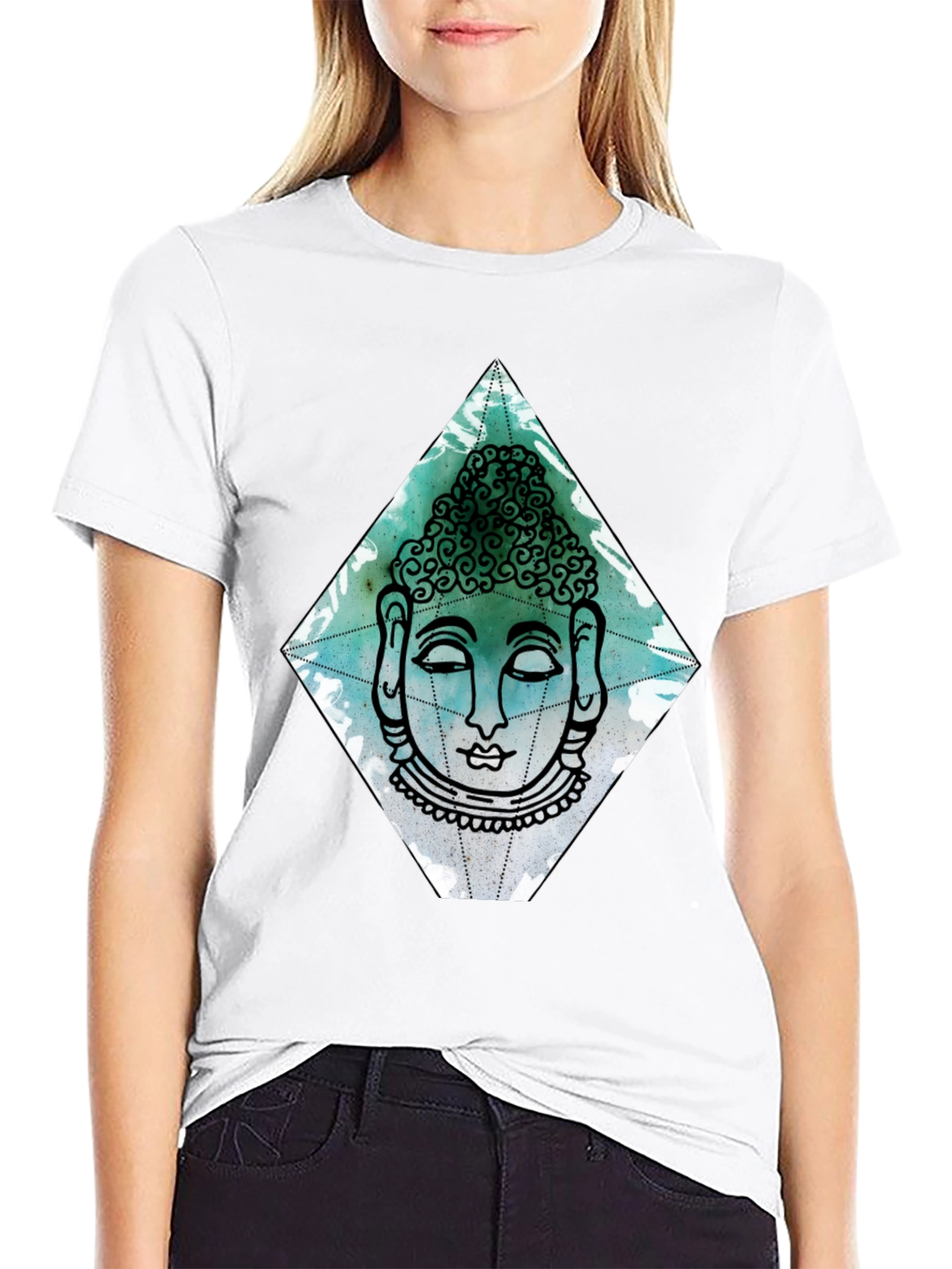 Buddha Graphic Tee - Mens Black T-Shirt