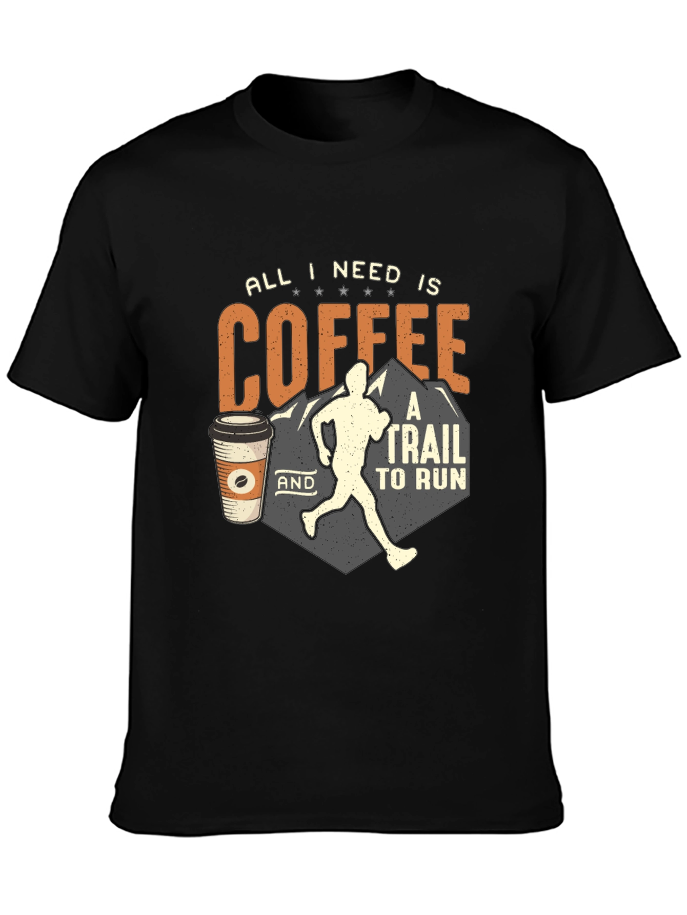 Coffee and Trail Running T-Shirt