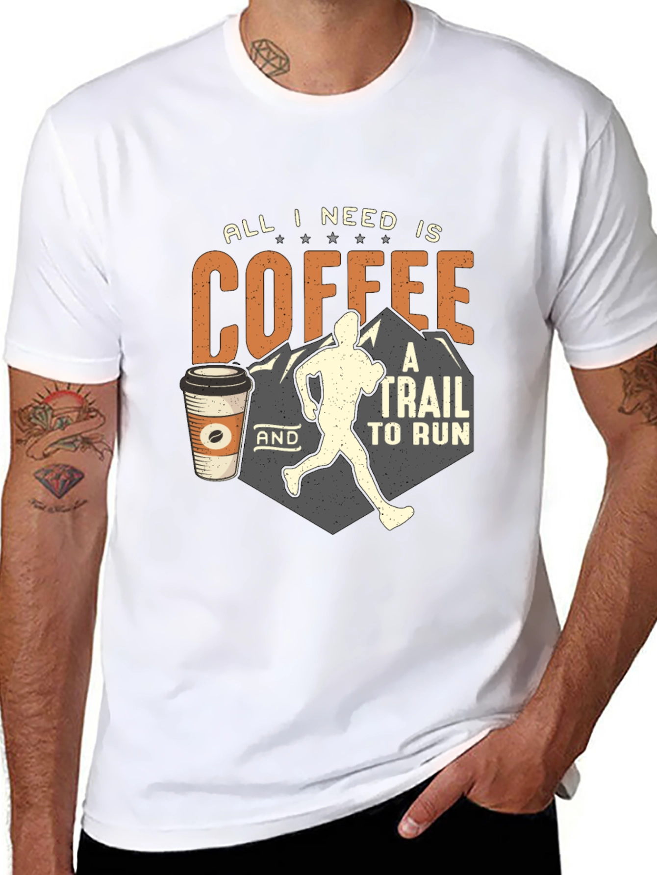 Coffee and Trail Running T-Shirt