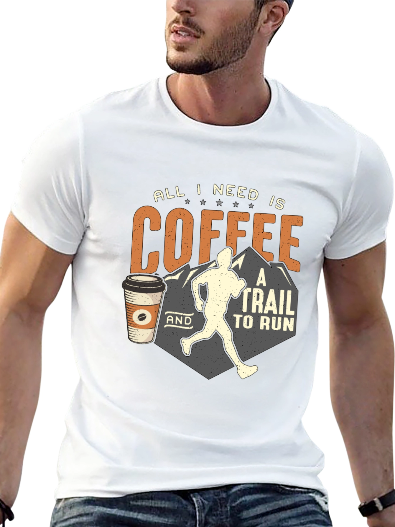 Coffee and Trail Running T-Shirt