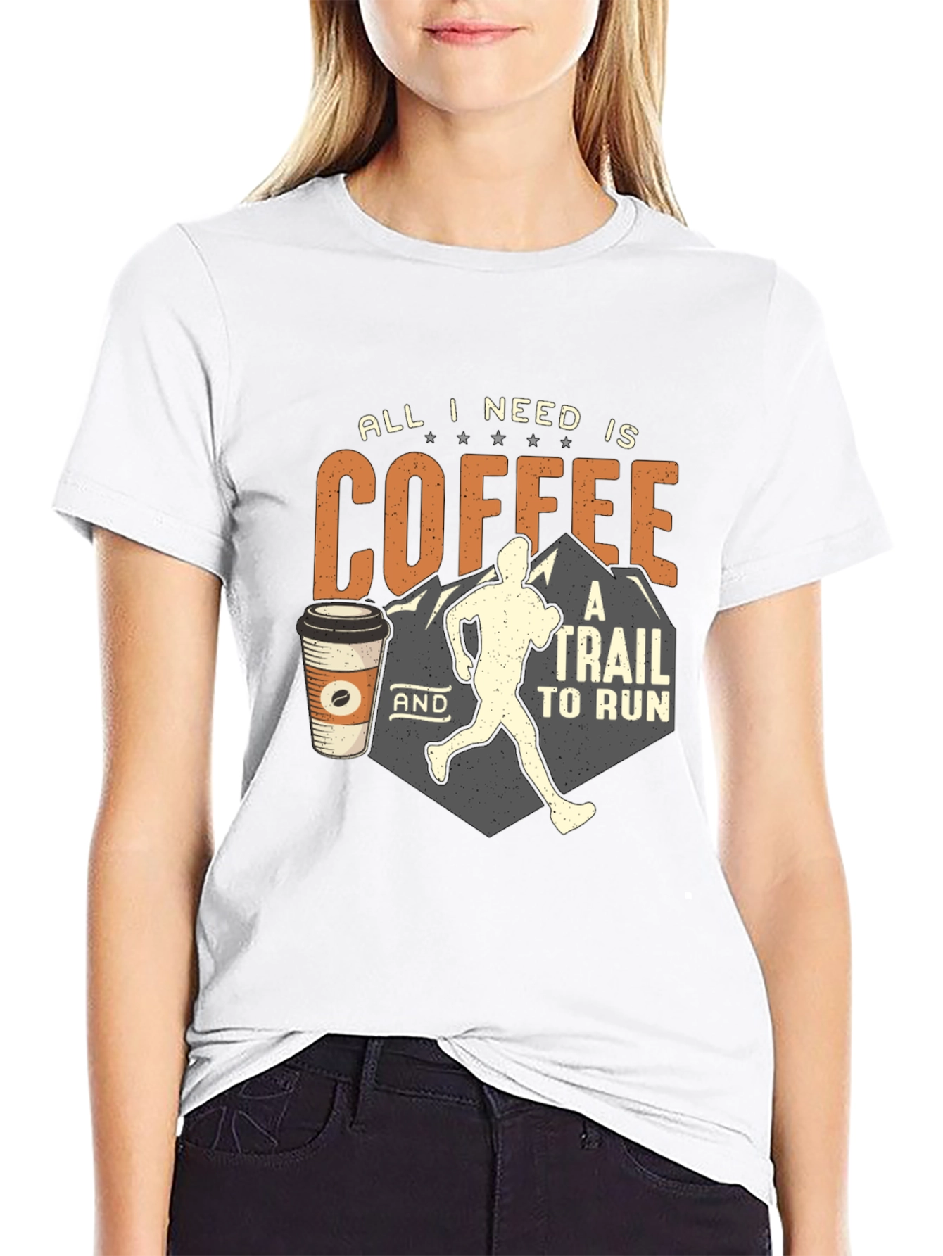 Coffee and Trail Running T-Shirt