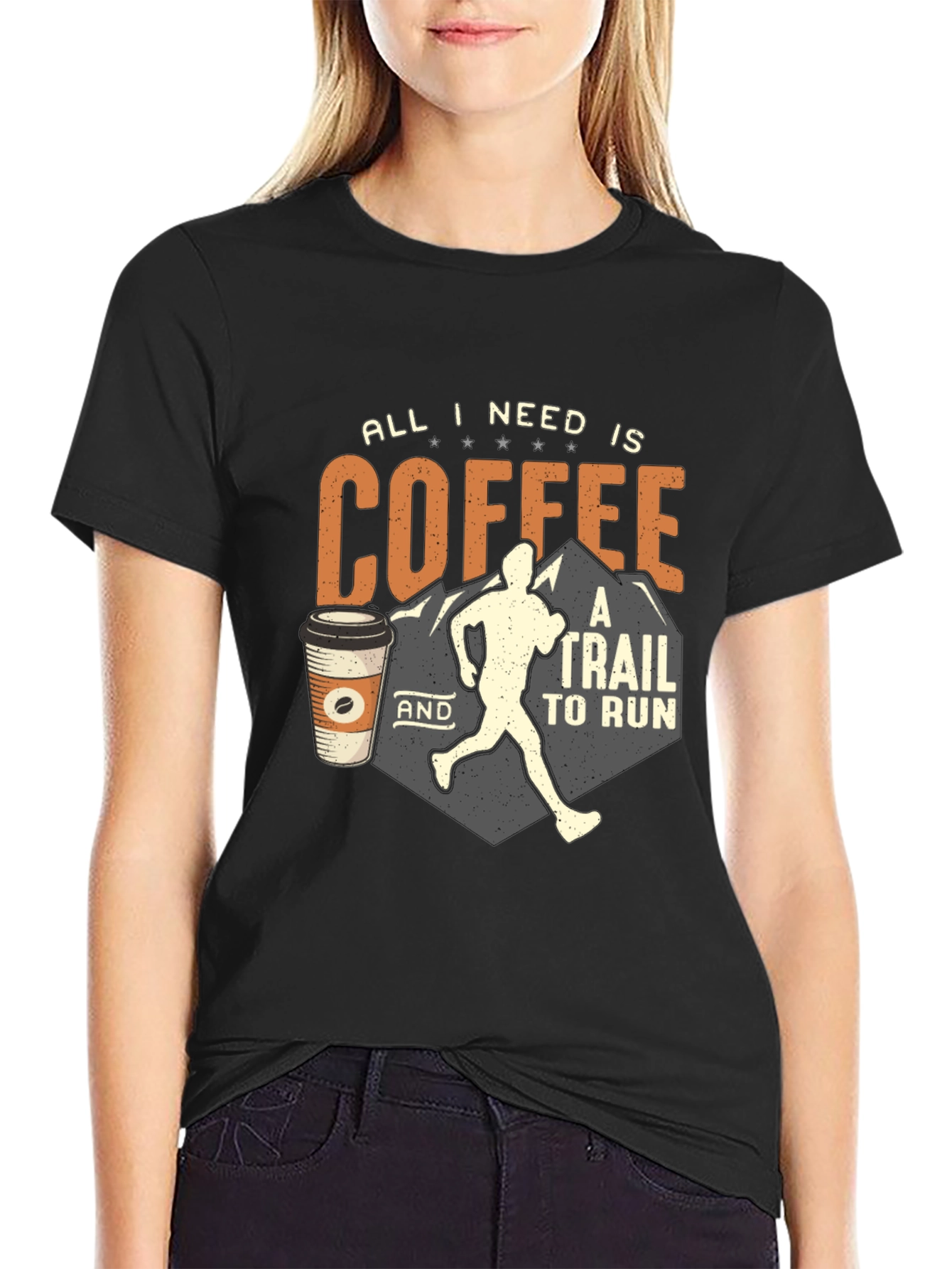 Coffee and Trail Running T-Shirt