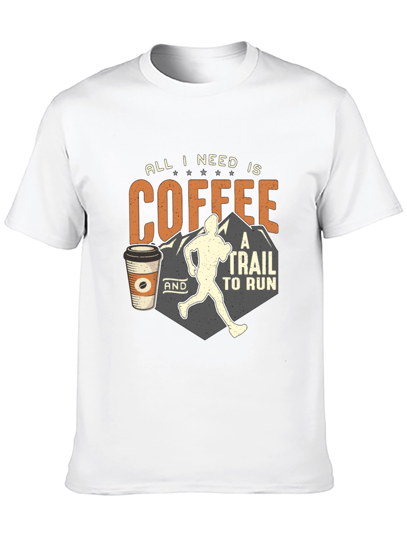 Coffee and Trail Running T-Shirt