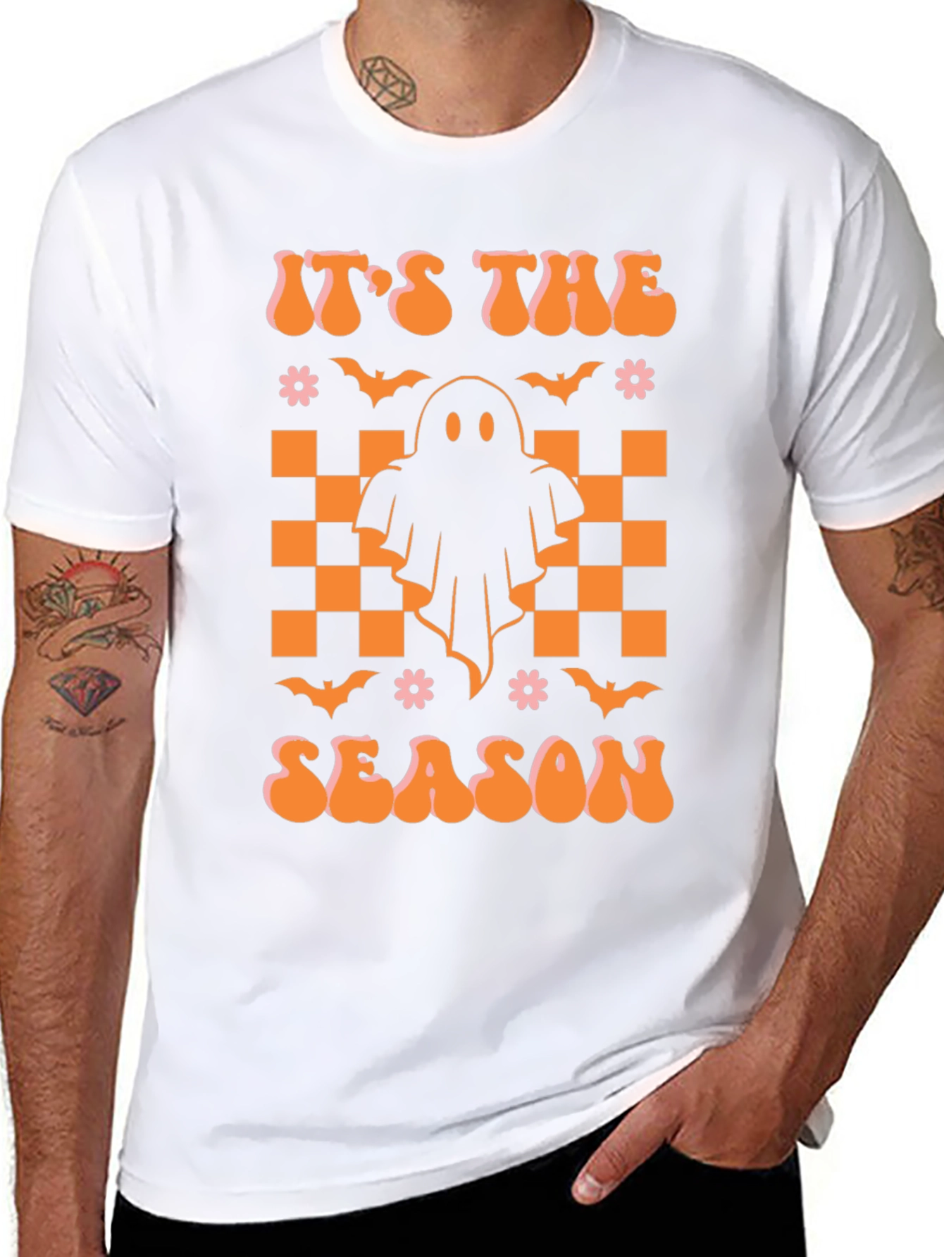 Its The Season Halloween Ghost Graphic Tee